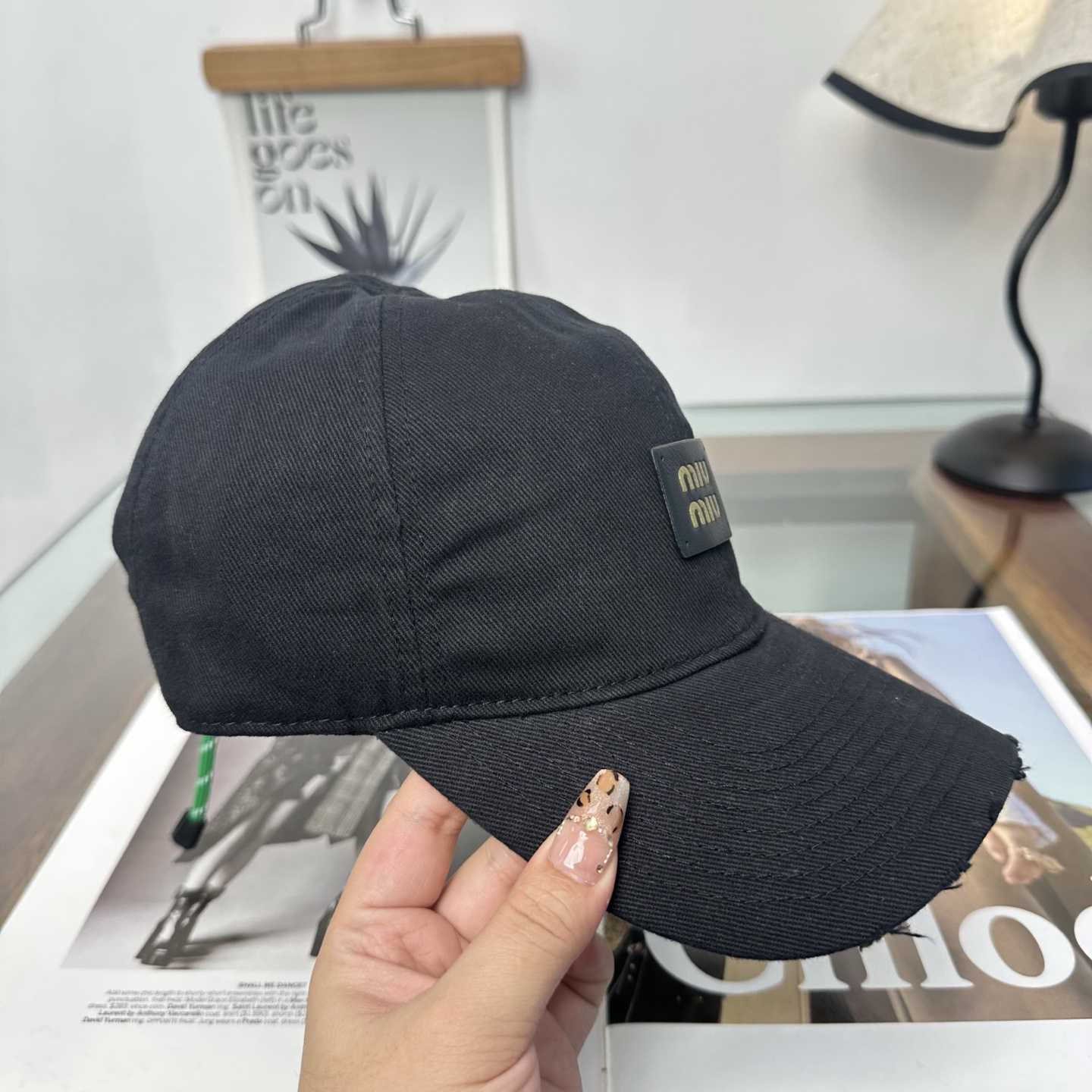 谬谬miumiu 原单 新款棒球帽，正品开模订制，原版做工细致质量超赞！