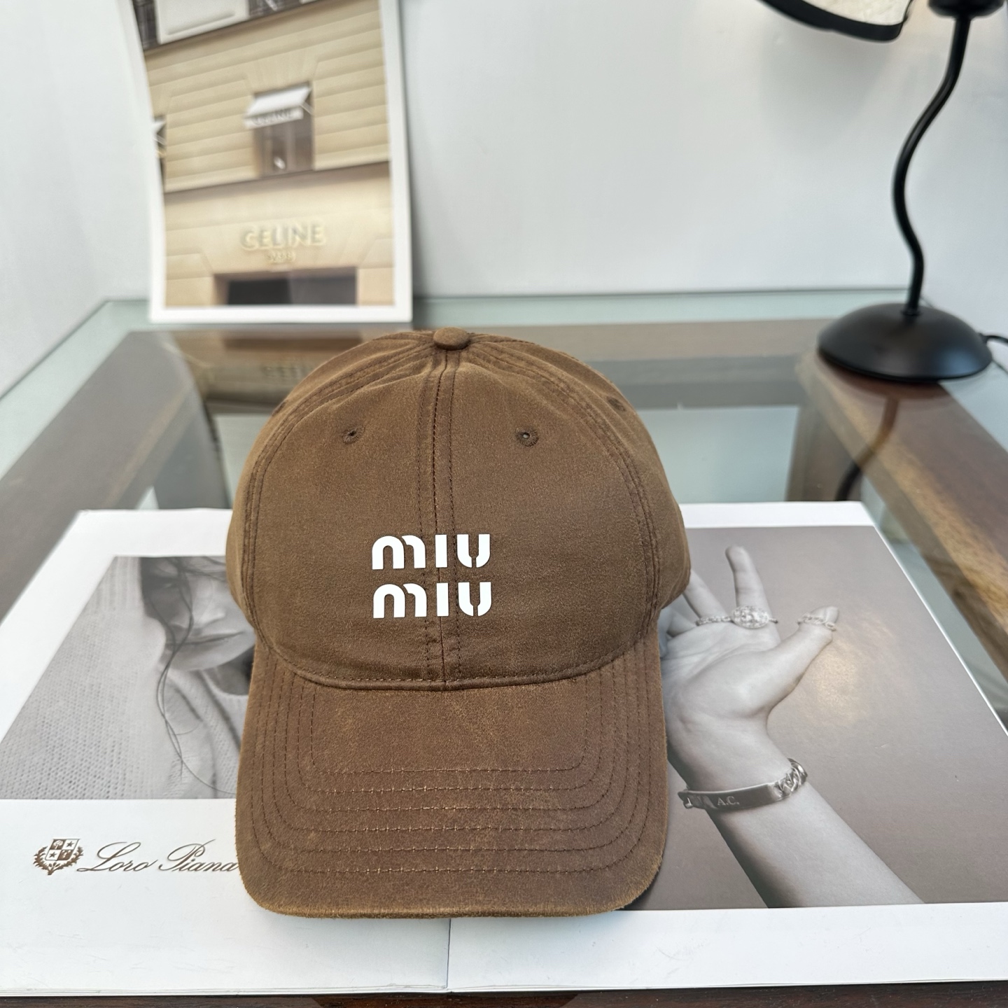 谬谬miumiu 原单 新款棒球帽，正品开模订制，原版做工细致质量超赞！