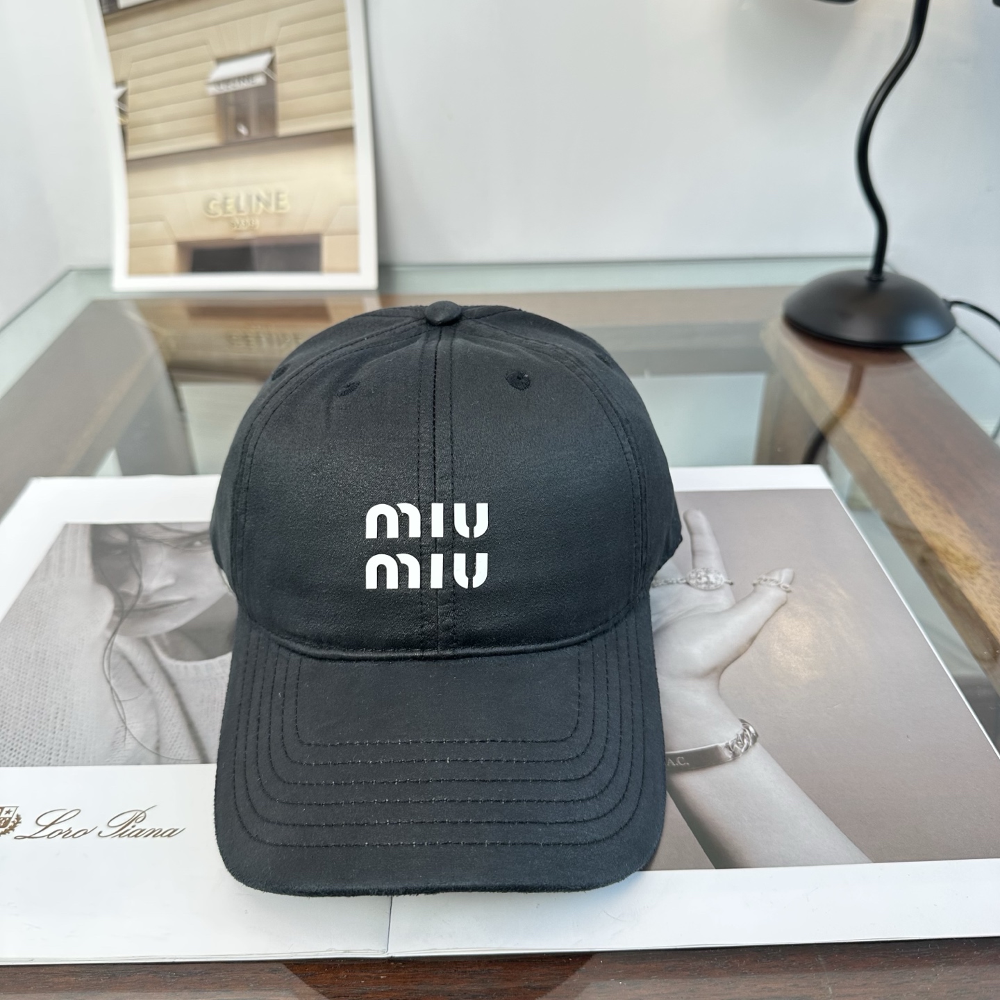 谬谬miumiu 原单 新款棒球帽，正品开模订制，原版做工细致质量超赞！