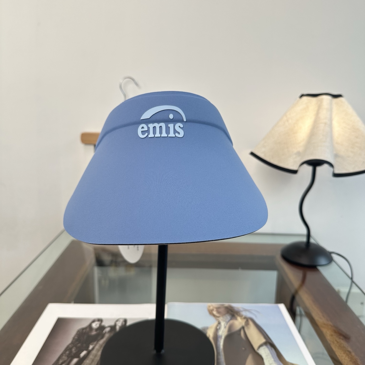 emis 防晒空顶帽子女夏季时尚大帽 檐遮阳帽防紫外线女