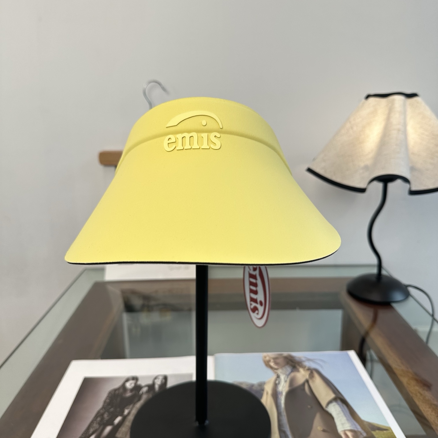 emis 防晒空顶帽子女夏季时尚大帽 檐遮阳帽防紫外线女