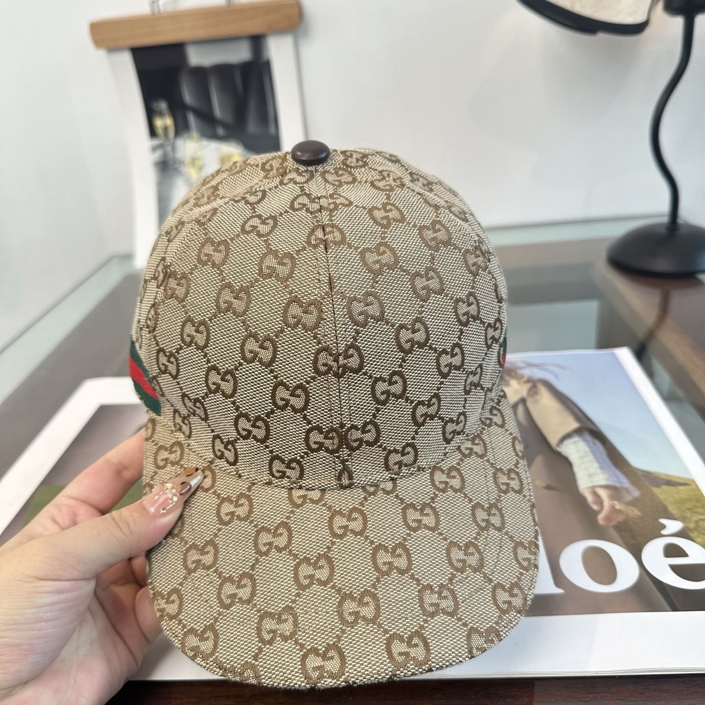 GUCCI古奇棒球帽 高版本 2026新款 工艺非常精美 高档大气上档次！低调奢华，方便携带！