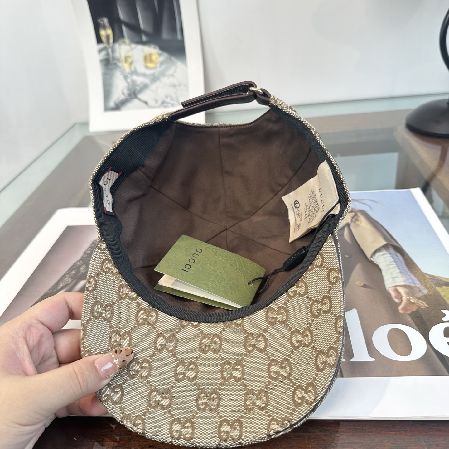 GUCCI古奇棒球帽 高版本 2026新款 工艺非常精美 高档大气上档次！低调奢华，方便携带！