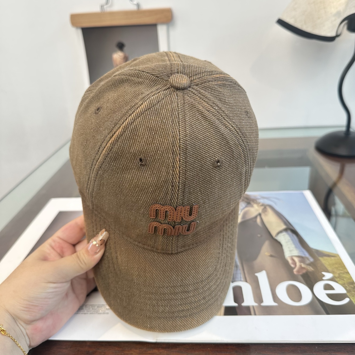 谬谬miumiu 原单 新款棒球帽，正品开模订制，原版做工细致质量超赞！