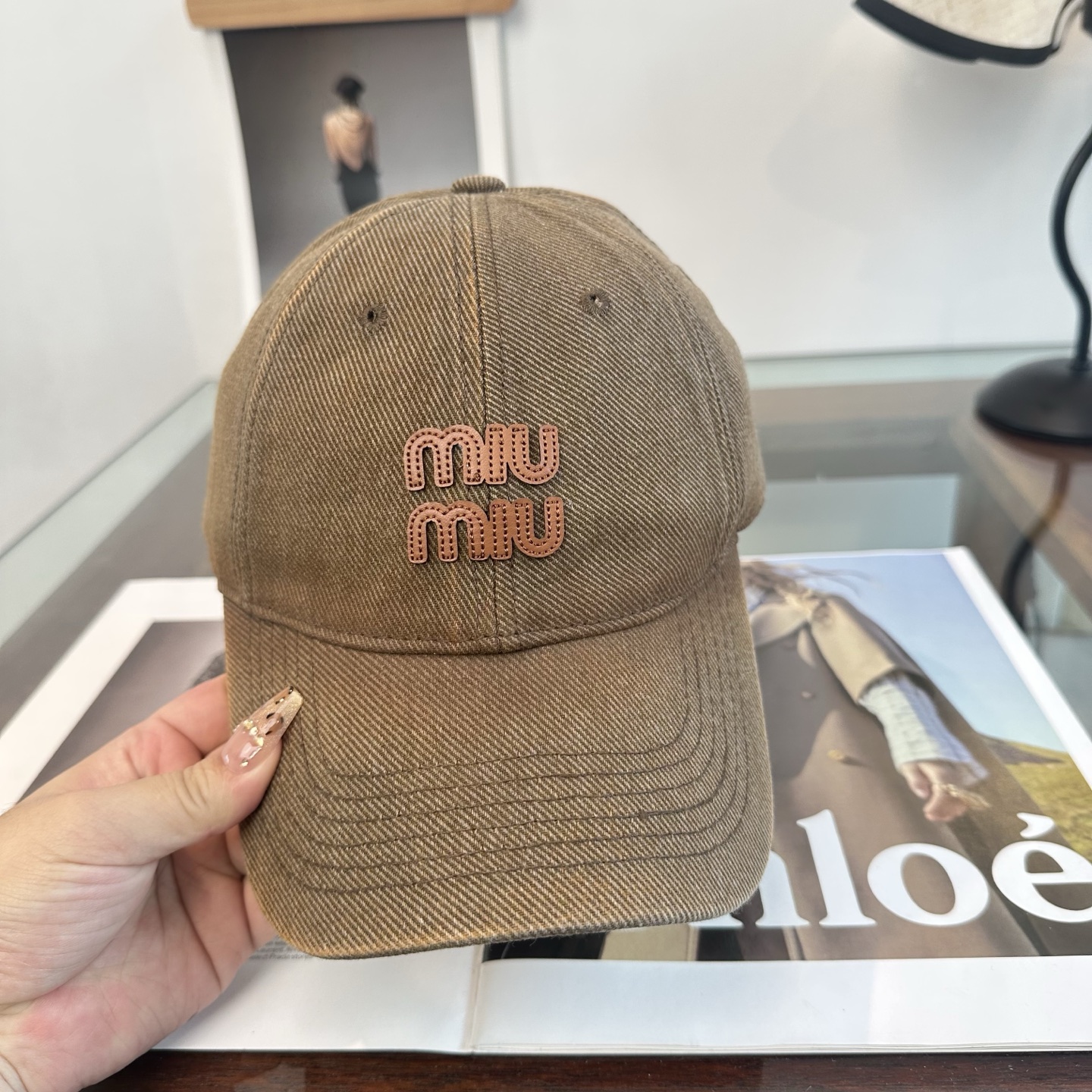 谬谬miumiu 原单 新款棒球帽，正品开模订制，原版做工细致质量超赞！