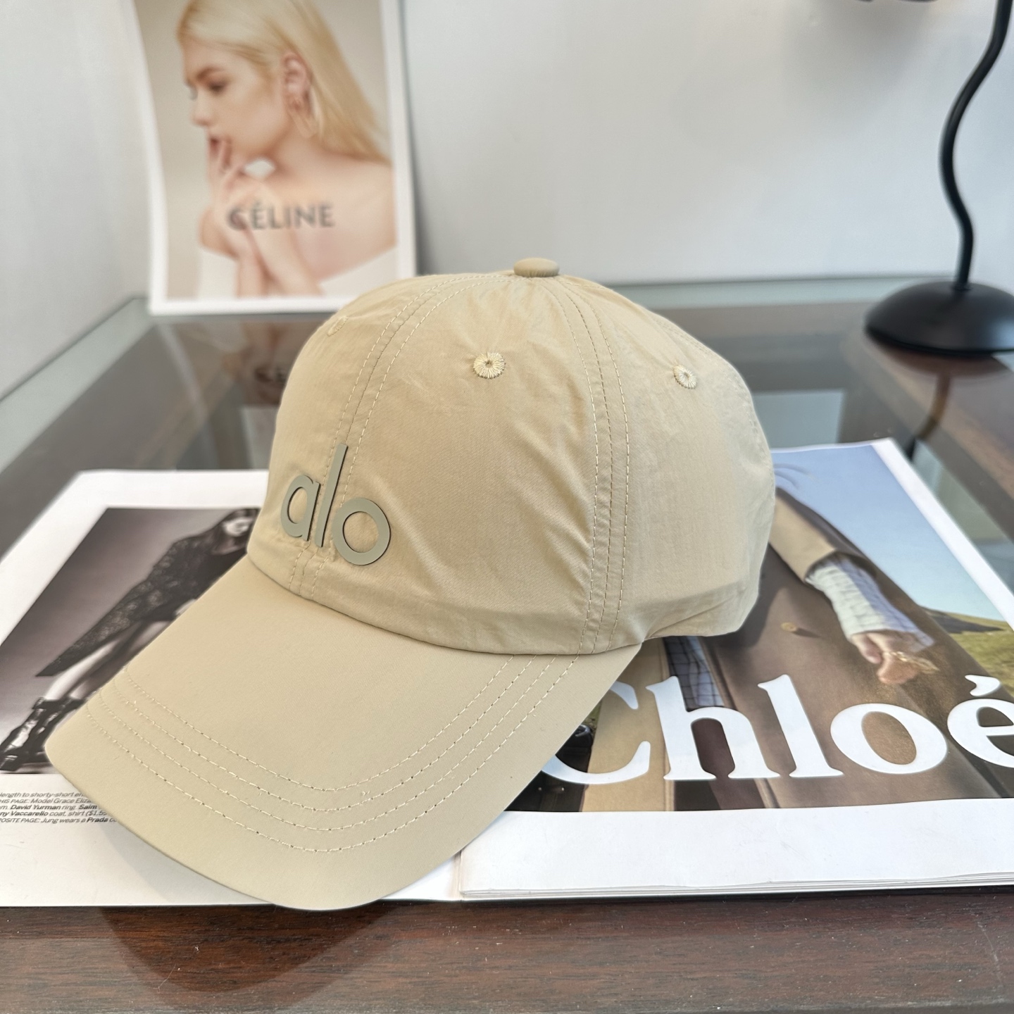 Alo 🔥爆款 新款棒球帽 定制面料，简约时尚更透气，超火爆 现货秒发