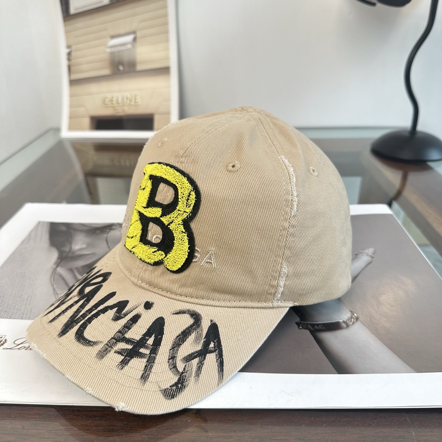 新品Balenciaga 巴黎世家字母新款棒球帽现货秒发🧢简约时尚超级无敌好看的帽子！情侣款！