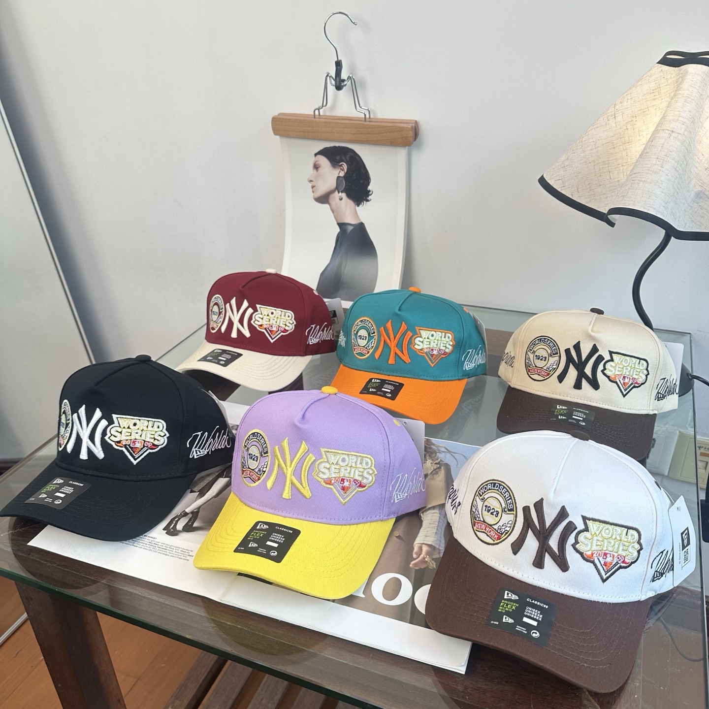 韩国正品MLB棒球帽。NY最新最火的帽子就在这👏👏最新款棒球帽刺绣男女情侣款鸭舌帽❗最新款 ，爆炸款全线