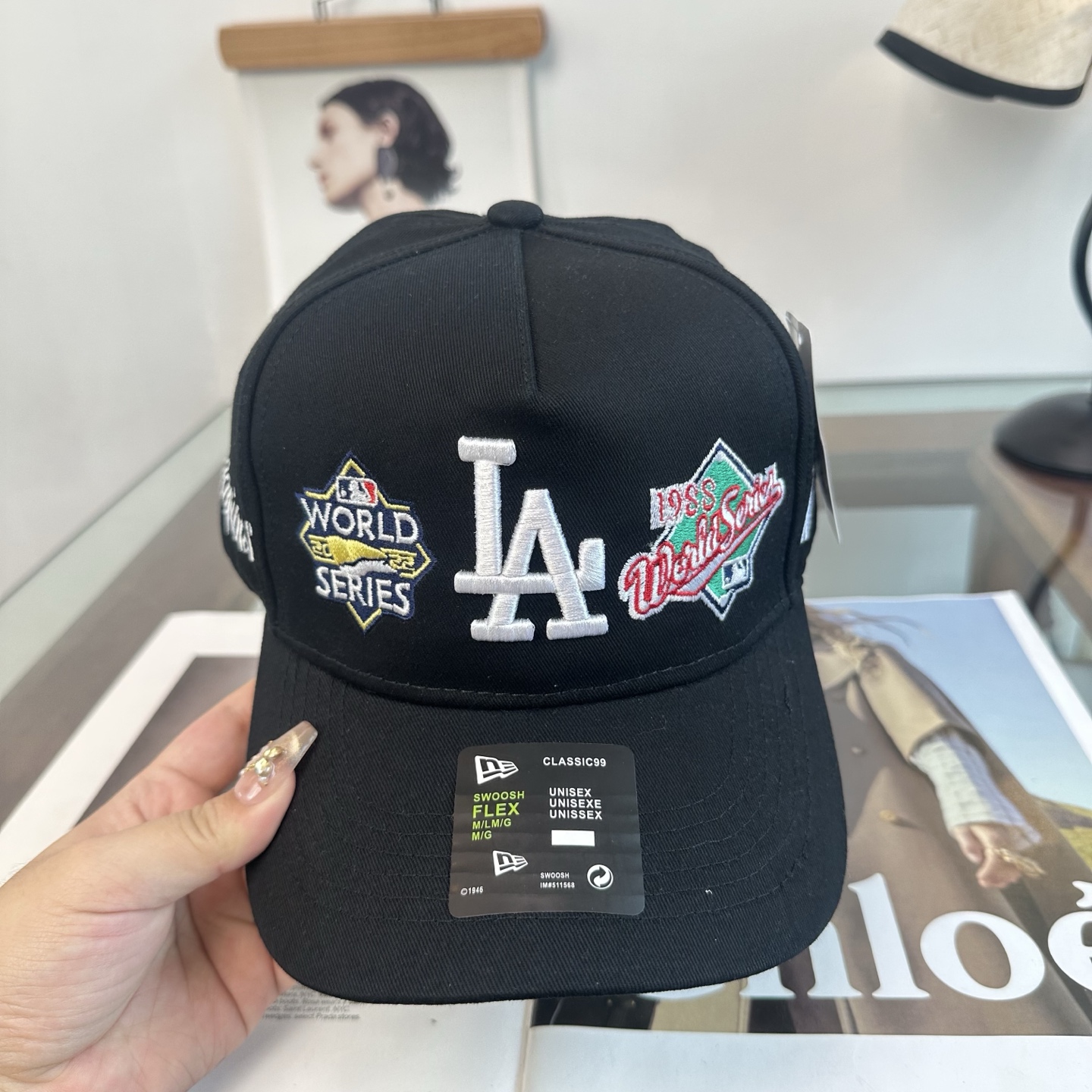 韩国正品MLB棒球帽。NY最新最火的帽子就在这👏👏最新款棒球帽刺绣男女情侣款鸭舌帽❗最新款 ，爆炸款全线