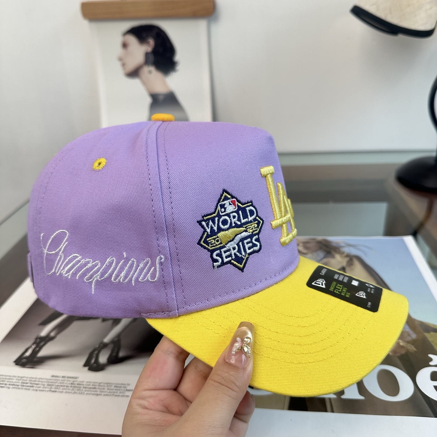 韩国正品MLB棒球帽。NY最新最火的帽子就在这👏👏最新款棒球帽刺绣男女情侣款鸭舌帽❗最新款 ，爆炸款全线