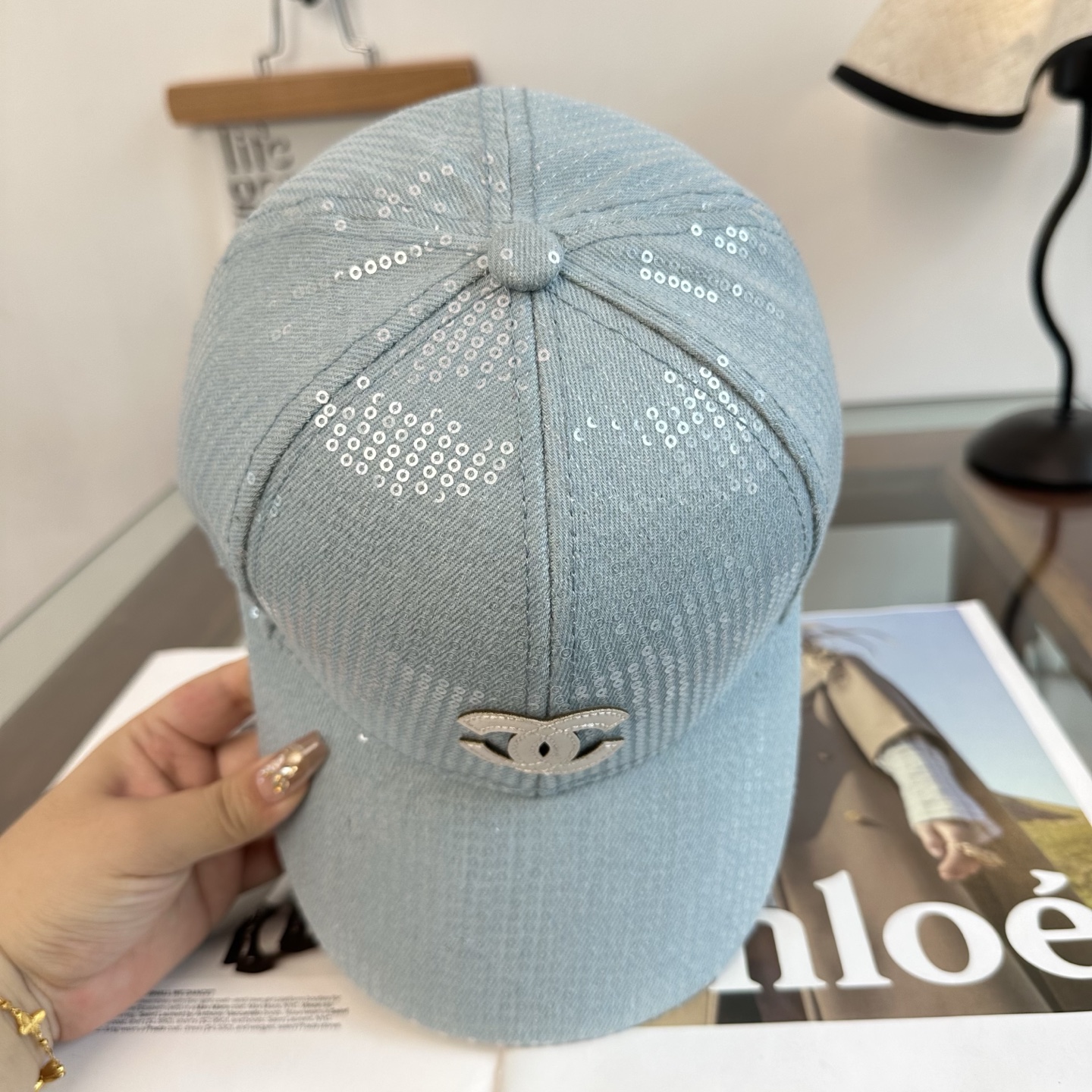 CHANEL香奈儿 新款简约logo棒球帽，新款出货，大牌款超好搭配，赶紧入手！