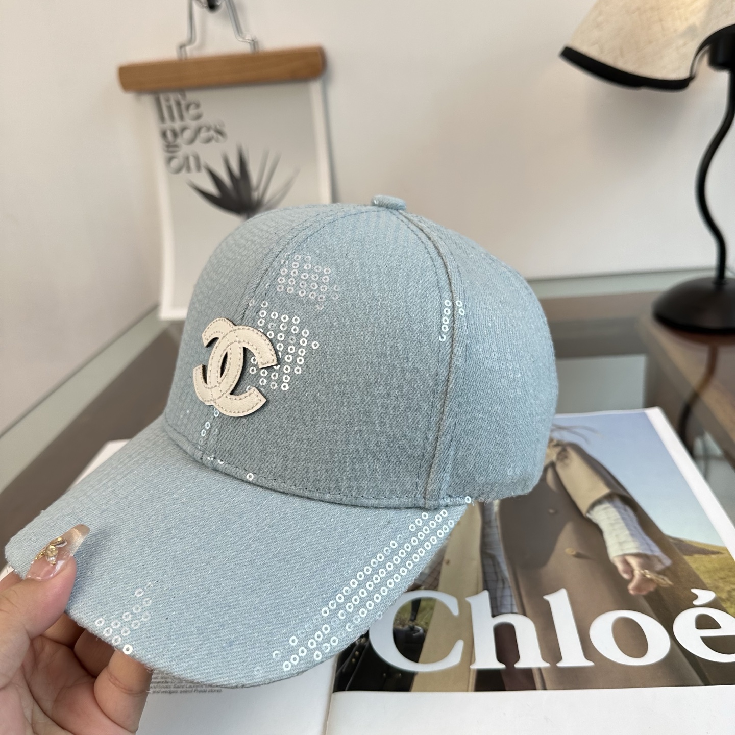 CHANEL香奈儿 新款简约logo棒球帽，新款出货，大牌款超好搭配，赶紧入手！