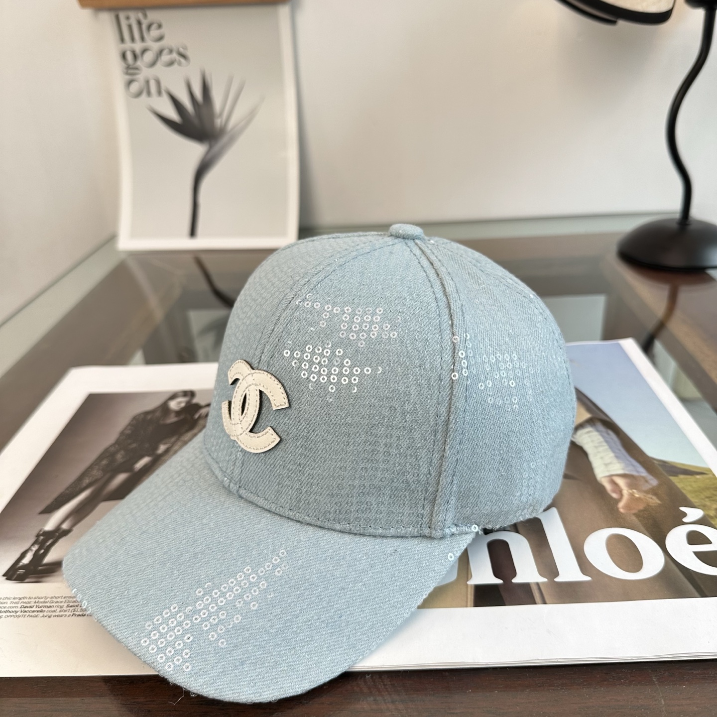 CHANEL香奈儿 新款简约logo棒球帽，新款出货，大牌款超好搭配，赶紧入手！