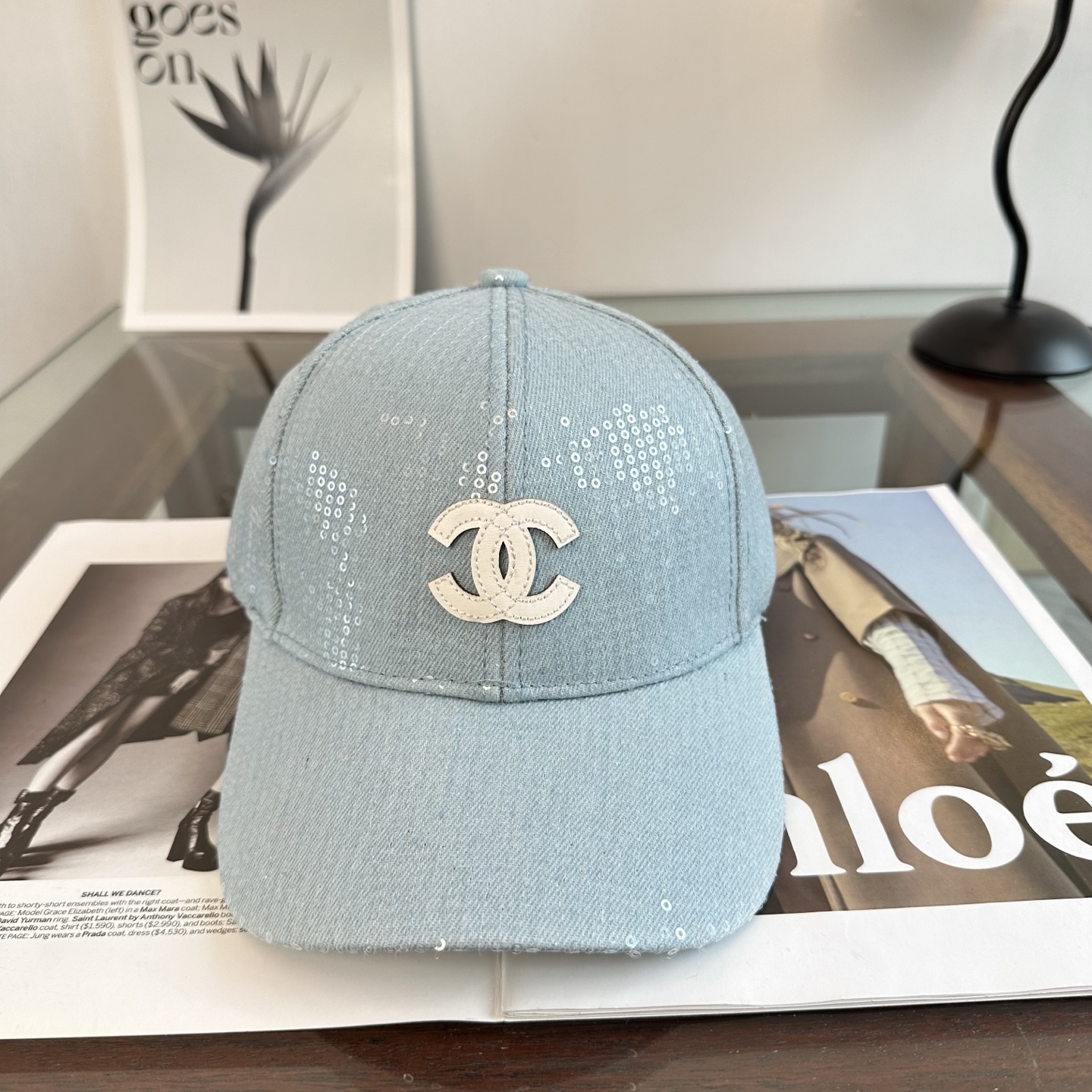 CHANEL香奈儿 新款简约logo棒球帽，新款出货，大牌款超好搭配，赶紧入手！