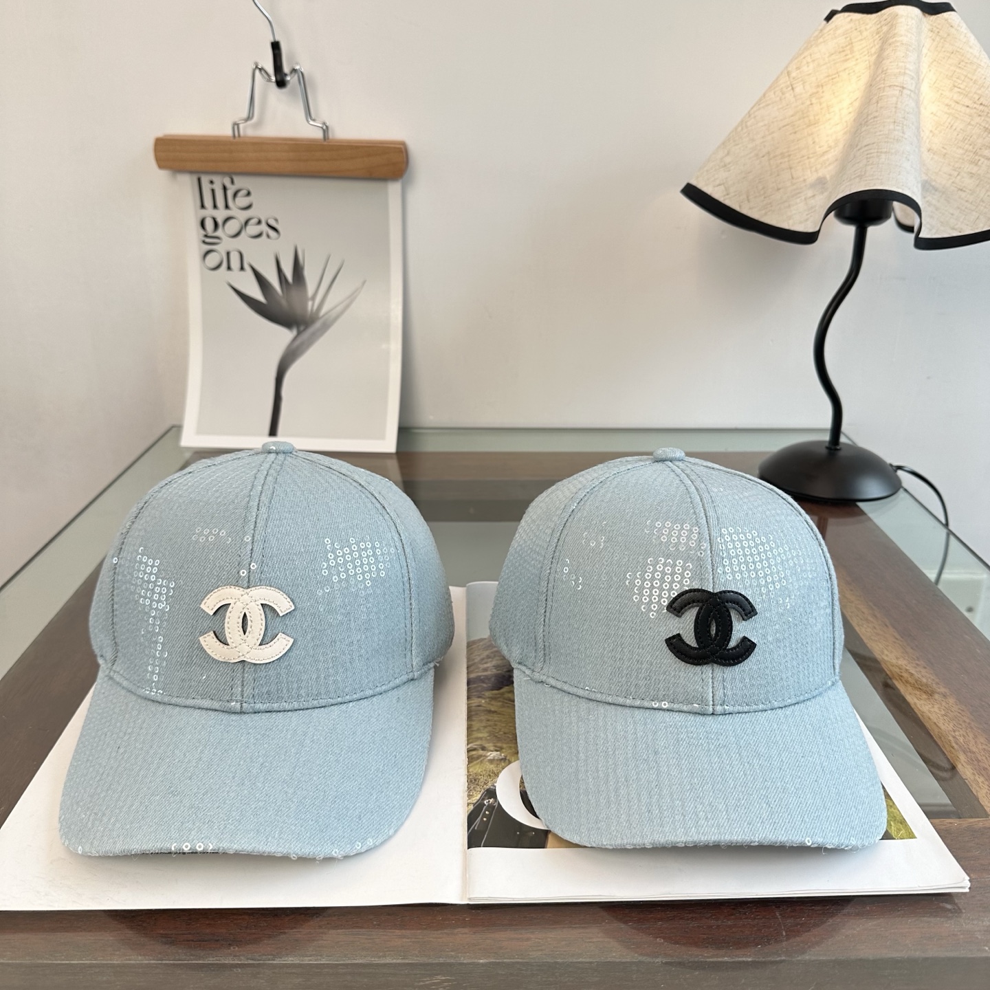 CHANEL香奈儿 新款简约logo棒球帽，新款出货，大牌款超好搭配，赶紧入手！