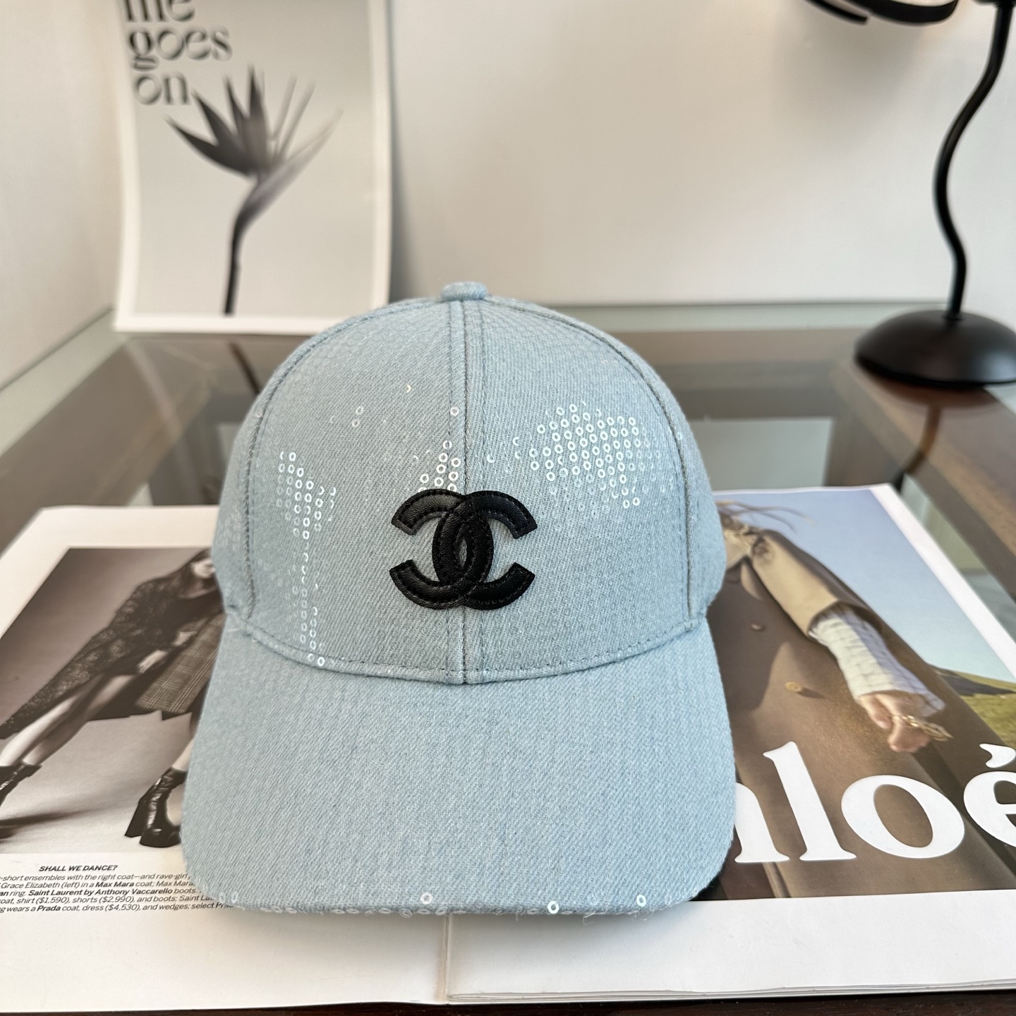 CHANEL香奈儿 新款简约logo棒球帽，新款出货，大牌款超好搭配，赶紧入手！
