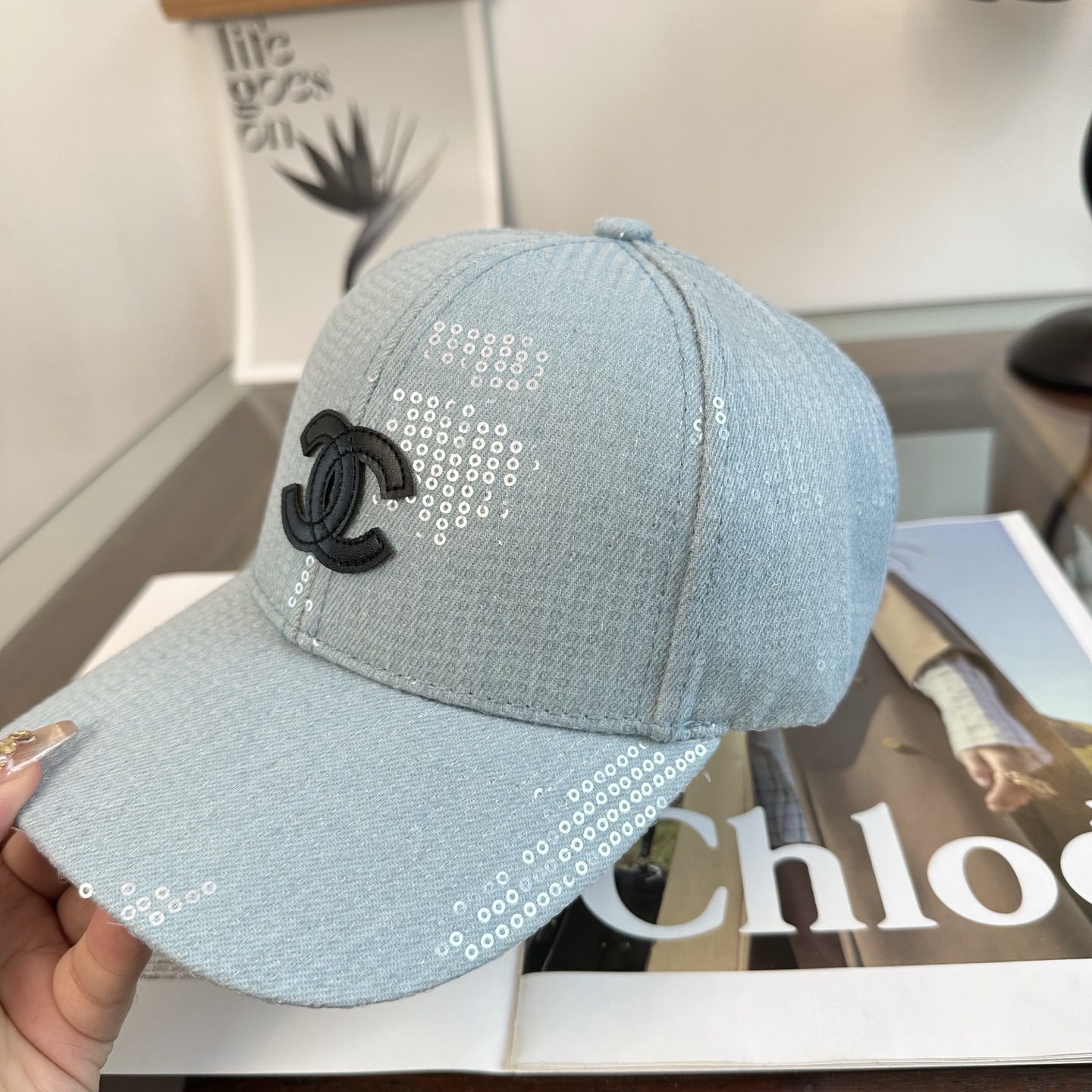 CHANEL香奈儿 新款简约logo棒球帽，新款出货，大牌款超好搭配，赶紧入手！