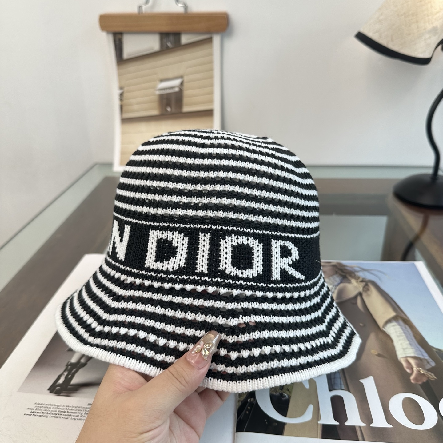 Dior迪奥  2026新款可遮阳帽女透气渔夫帽度假旅游拍照时尚搭子