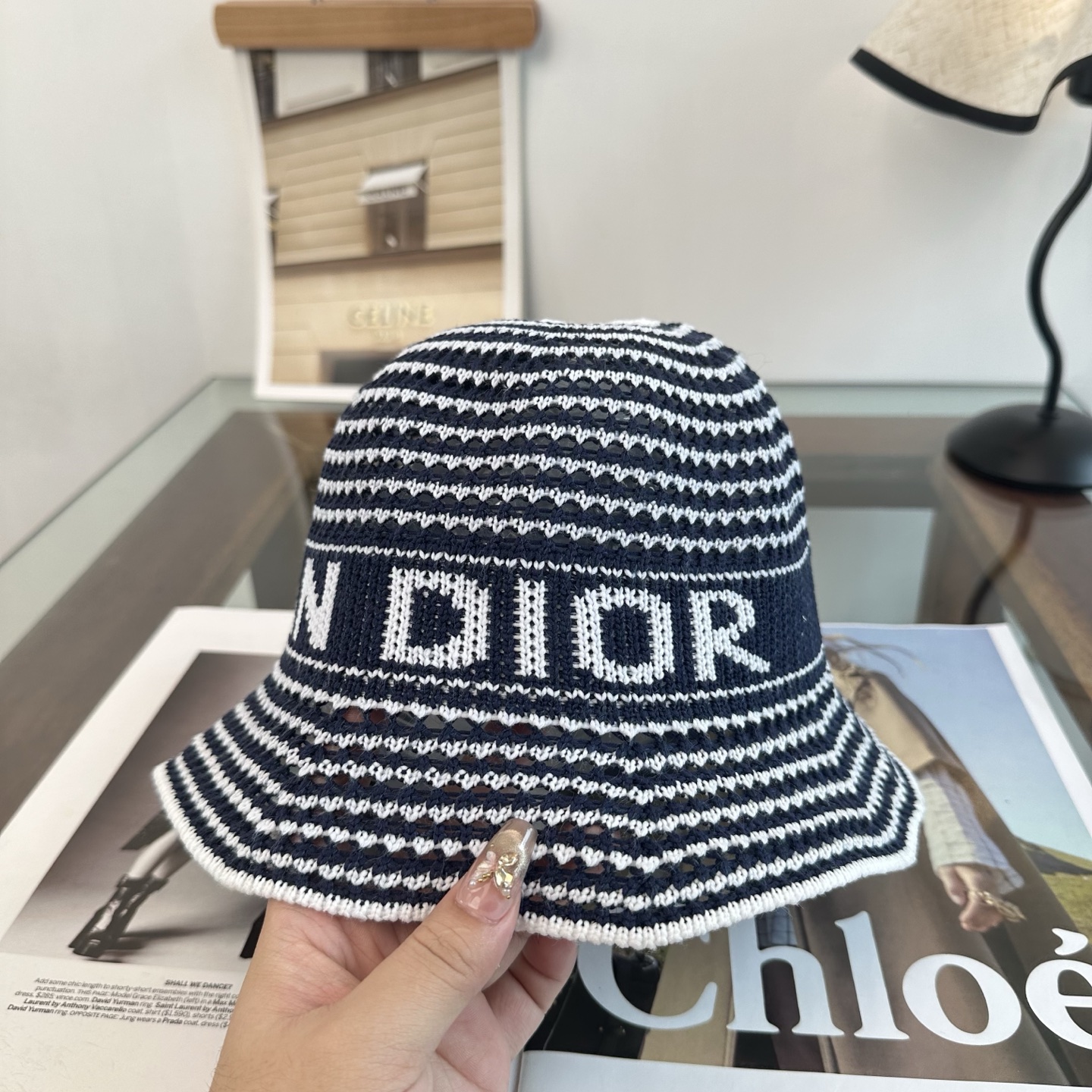 Dior迪奥  2026新款可遮阳帽女透气渔夫帽度假旅游拍照时尚搭子