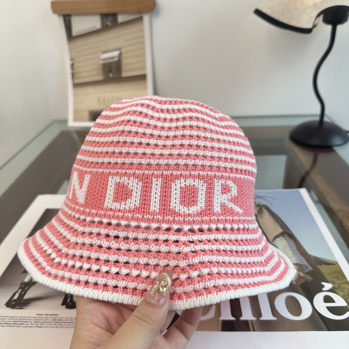 Dior迪奥  2026新款可遮阳帽女透气渔夫帽度假旅游拍照时尚搭子