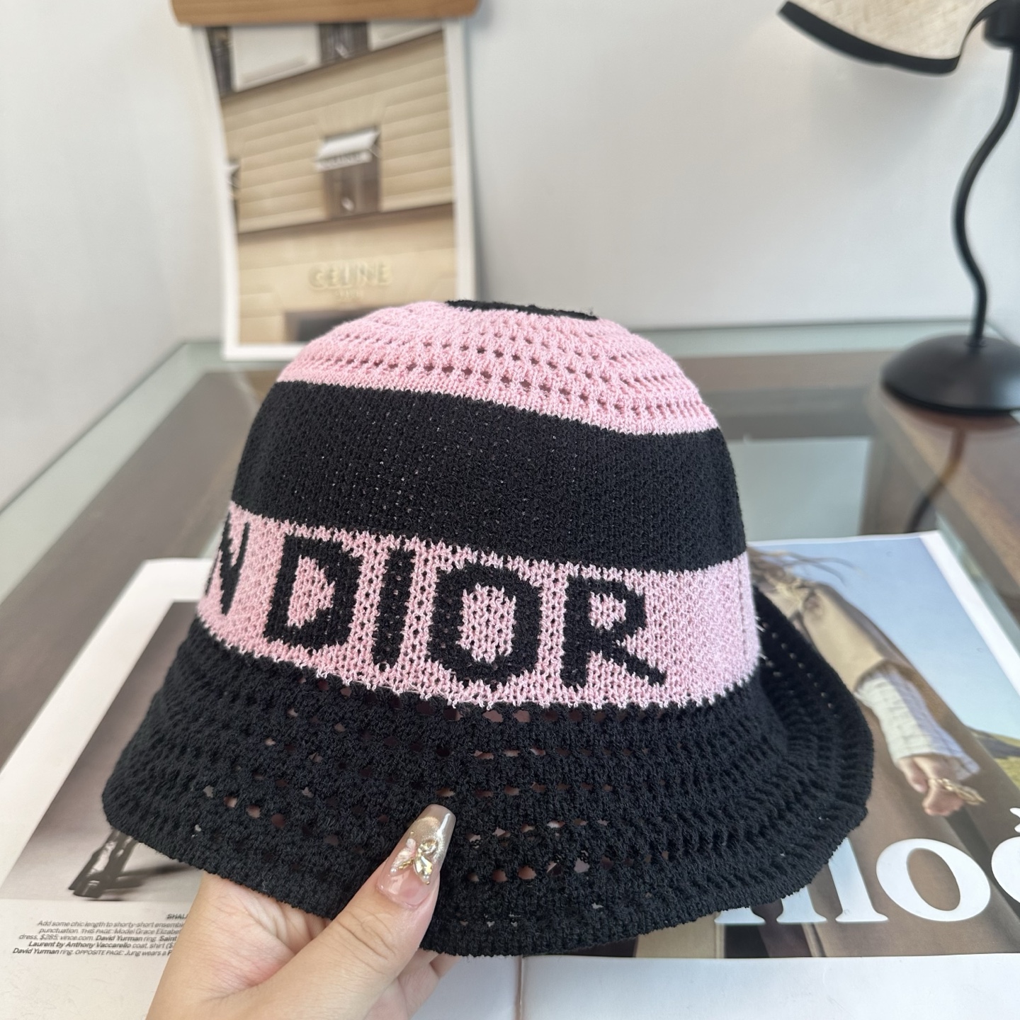 Dior迪奥  2026新款可遮阳帽女透气渔夫帽度假旅游拍照时尚搭子