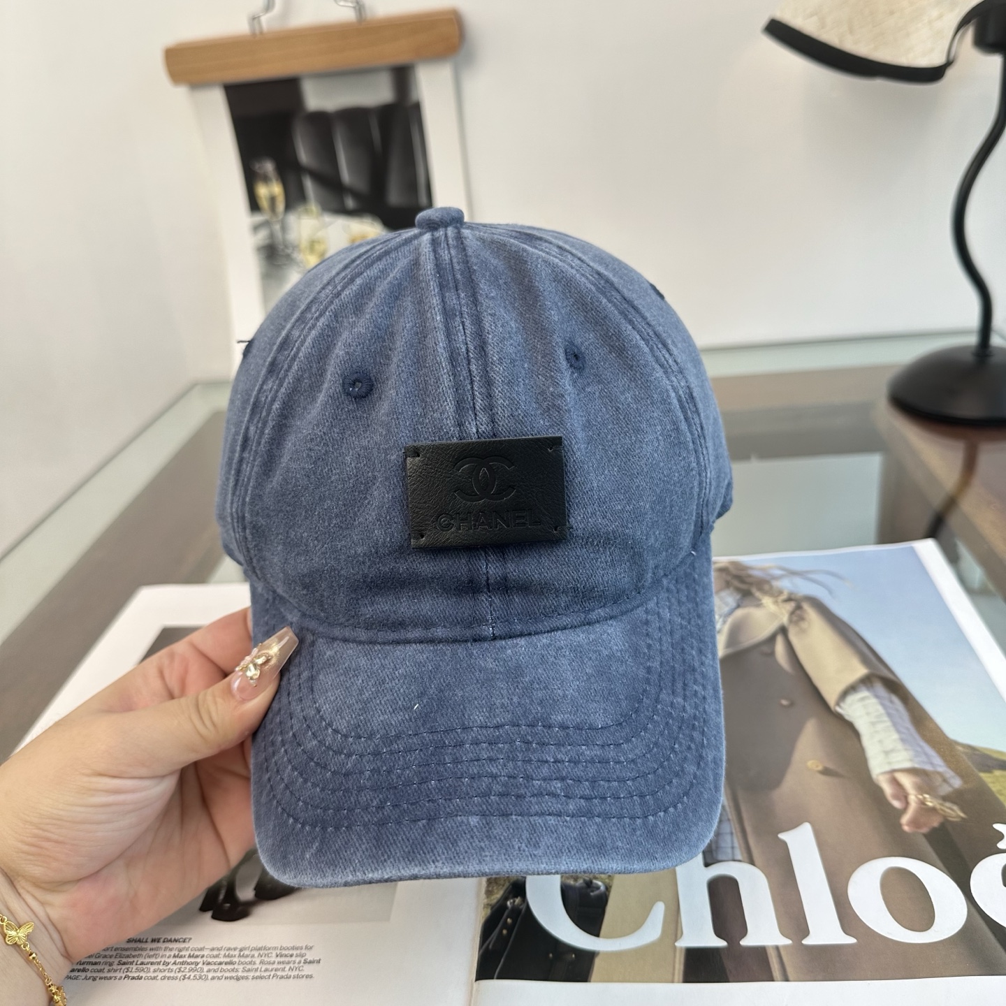 CHANEL香奈儿 新款简约logo棒球帽，新款出货，大牌款超好搭配，赶紧入手！