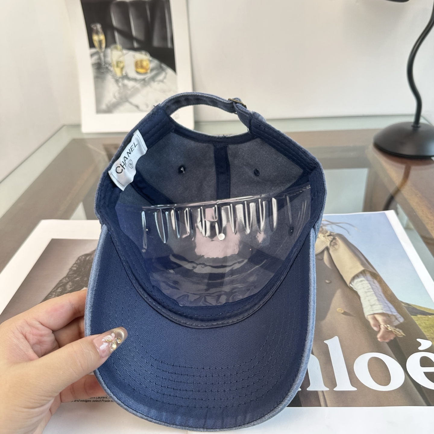 CHANEL香奈儿 新款简约logo棒球帽，新款出货，大牌款超好搭配，赶紧入手！