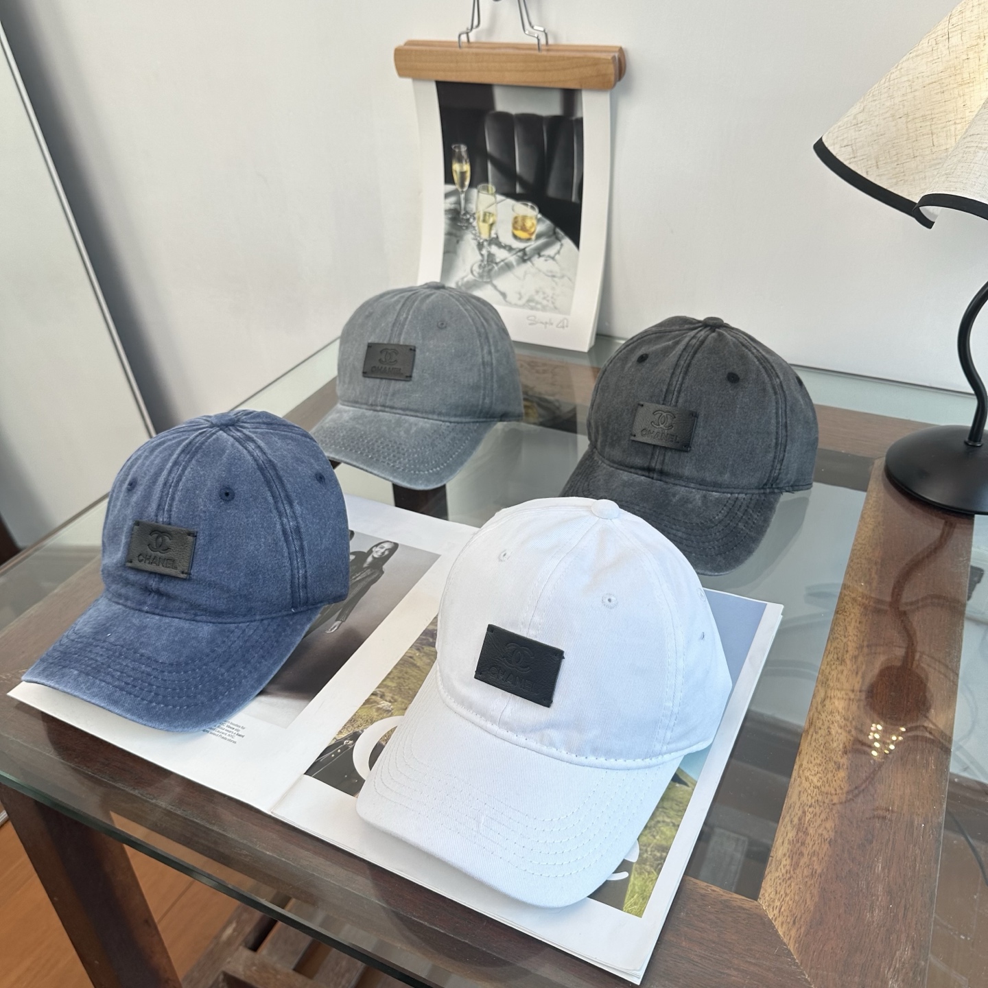 CHANEL香奈儿 新款简约logo棒球帽，新款出货，大牌款超好搭配，赶紧入手！