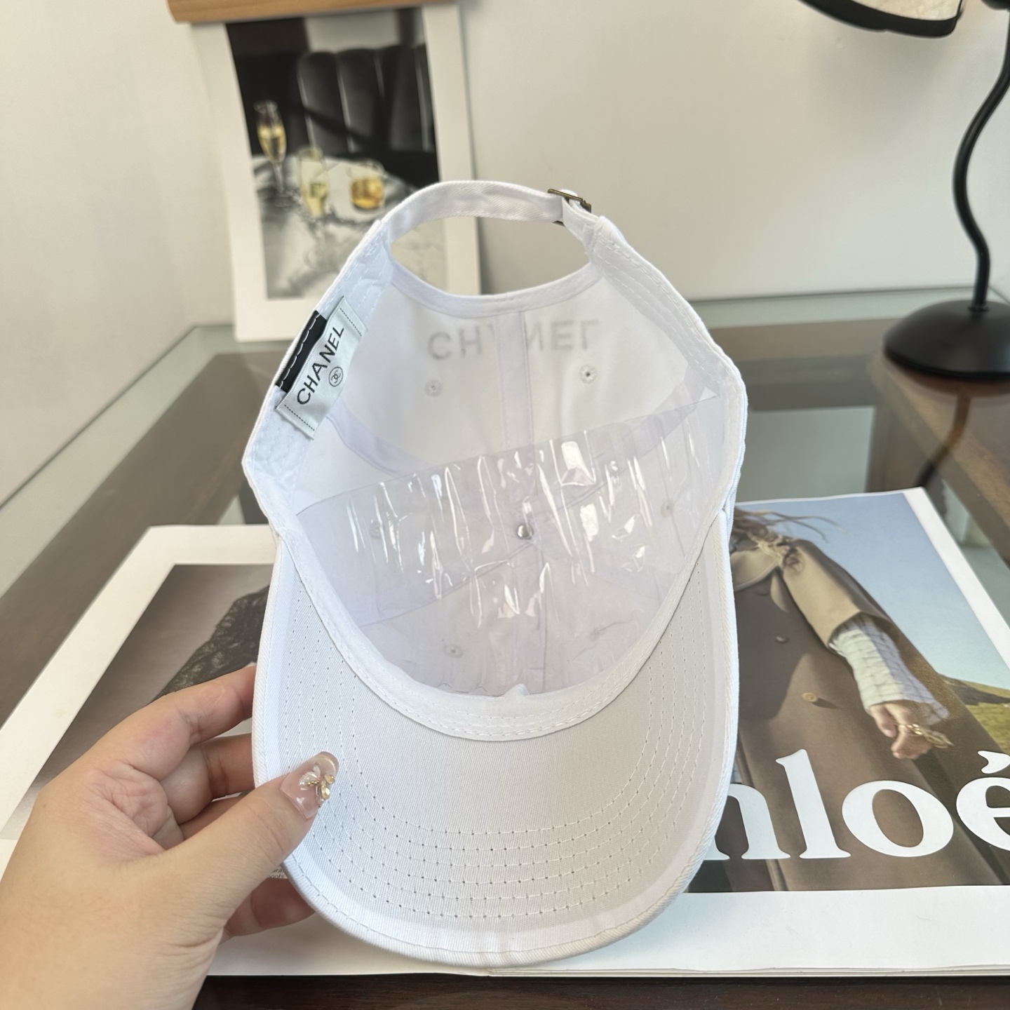 CHANEL香奈儿 新款简约logo棒球帽，新款出货，大牌款超好搭配，赶紧入手！