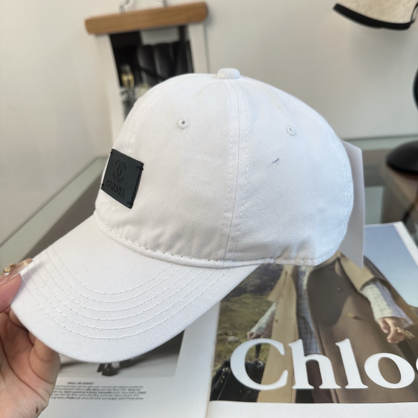 CHANEL香奈儿 新款简约logo棒球帽，新款出货，大牌款超好搭配，赶紧入手！