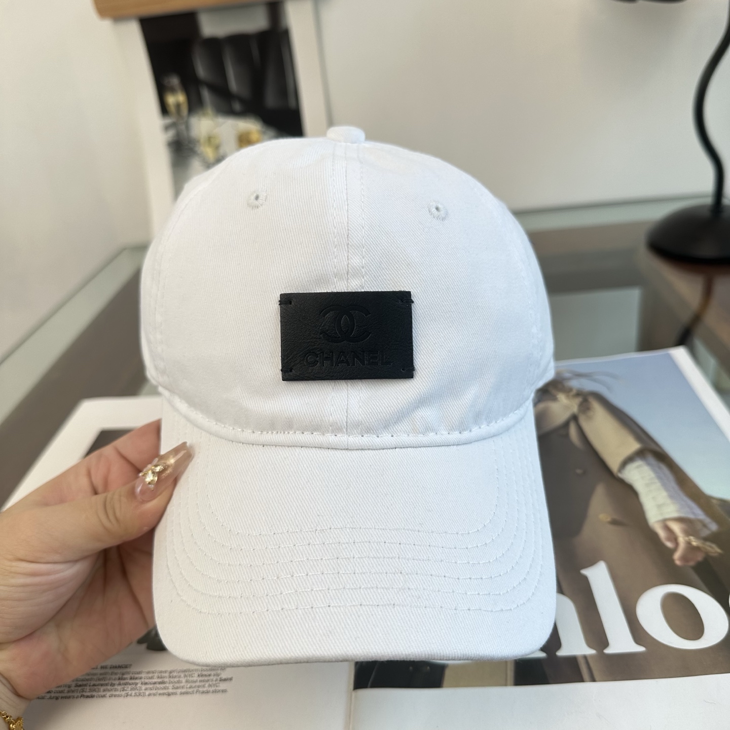 CHANEL香奈儿 新款简约logo棒球帽，新款出货，大牌款超好搭配，赶紧入手！