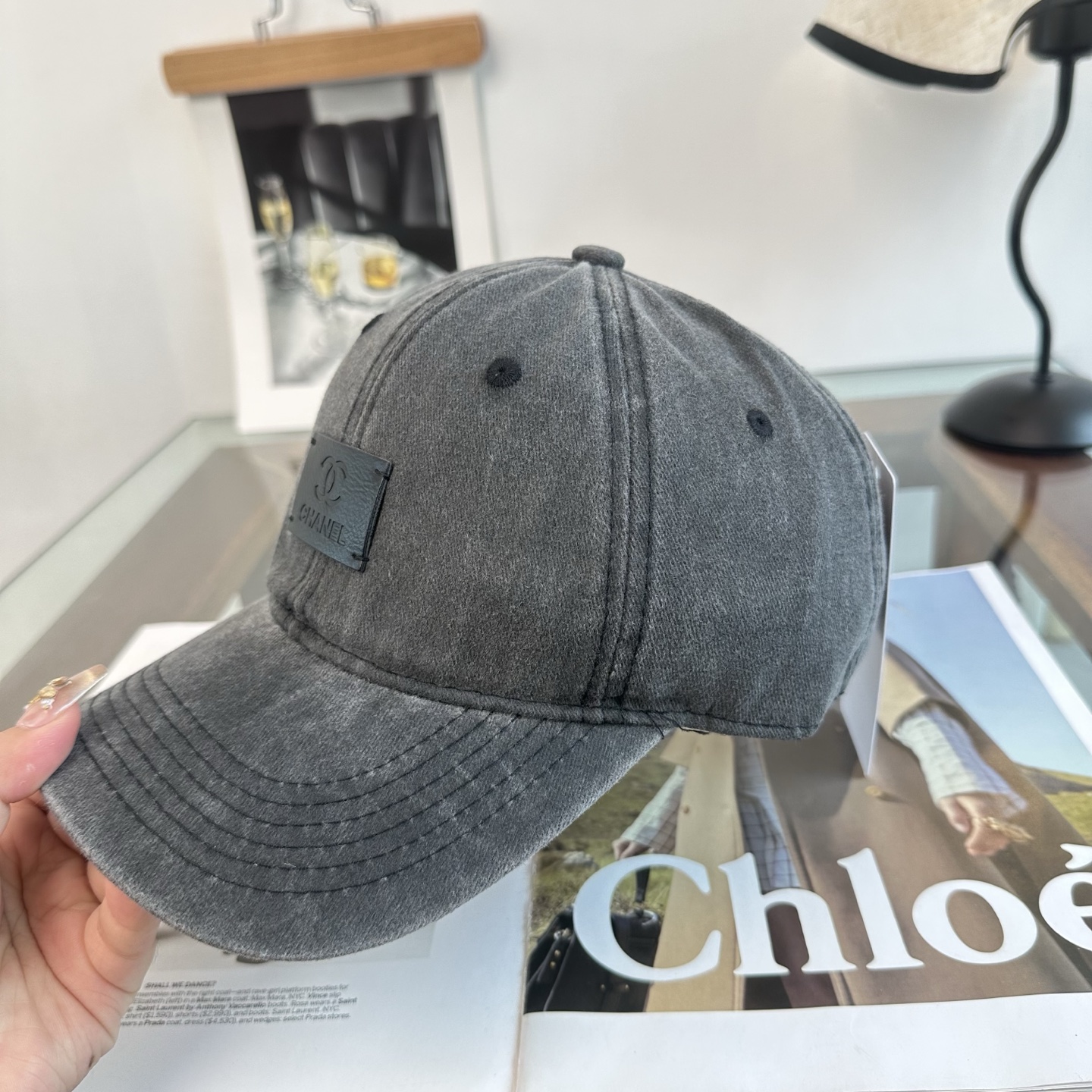 CHANEL香奈儿 新款简约logo棒球帽，新款出货，大牌款超好搭配，赶紧入手！