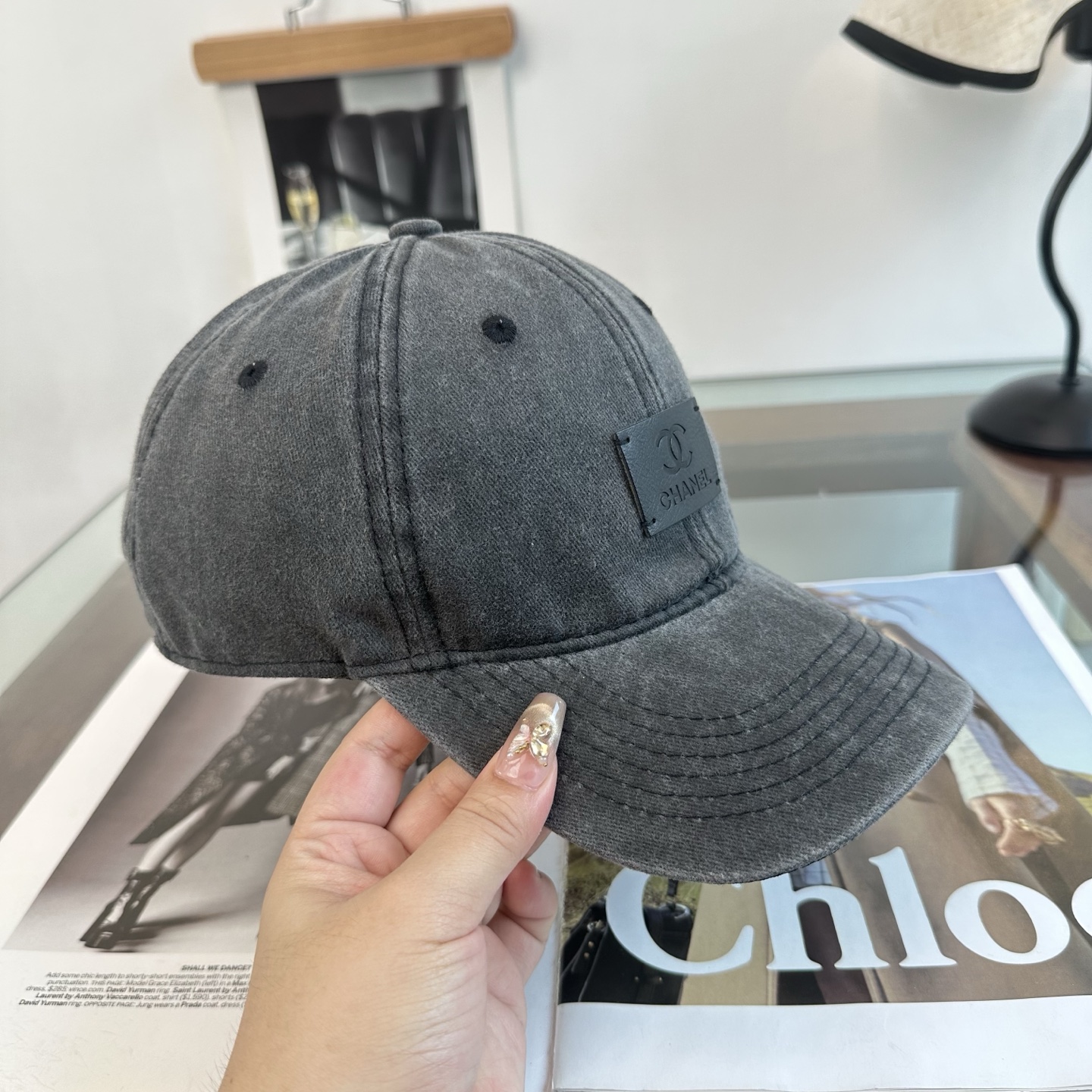CHANEL香奈儿 新款简约logo棒球帽，新款出货，大牌款超好搭配，赶紧入手！