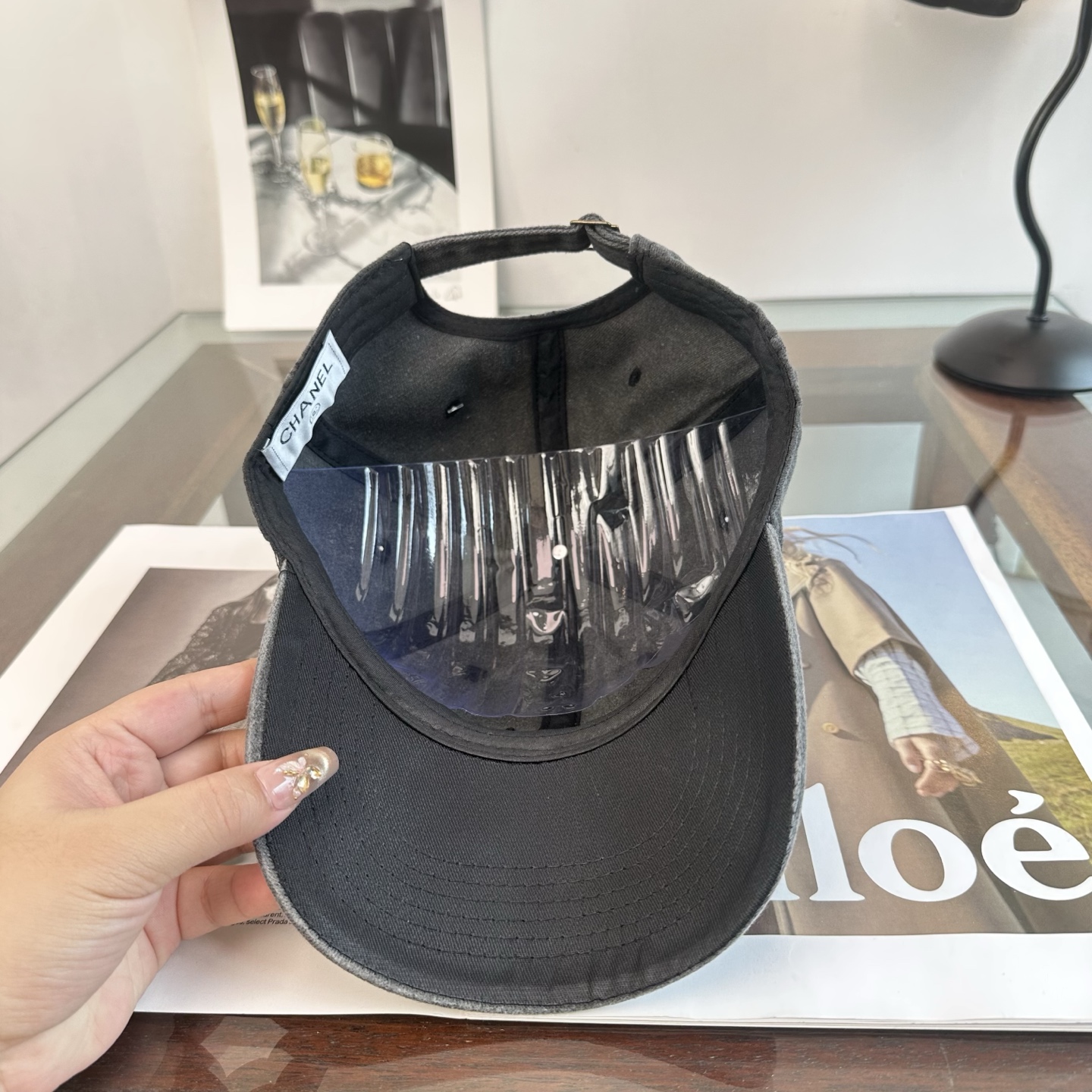 CHANEL香奈儿 新款简约logo棒球帽，新款出货，大牌款超好搭配，赶紧入手！