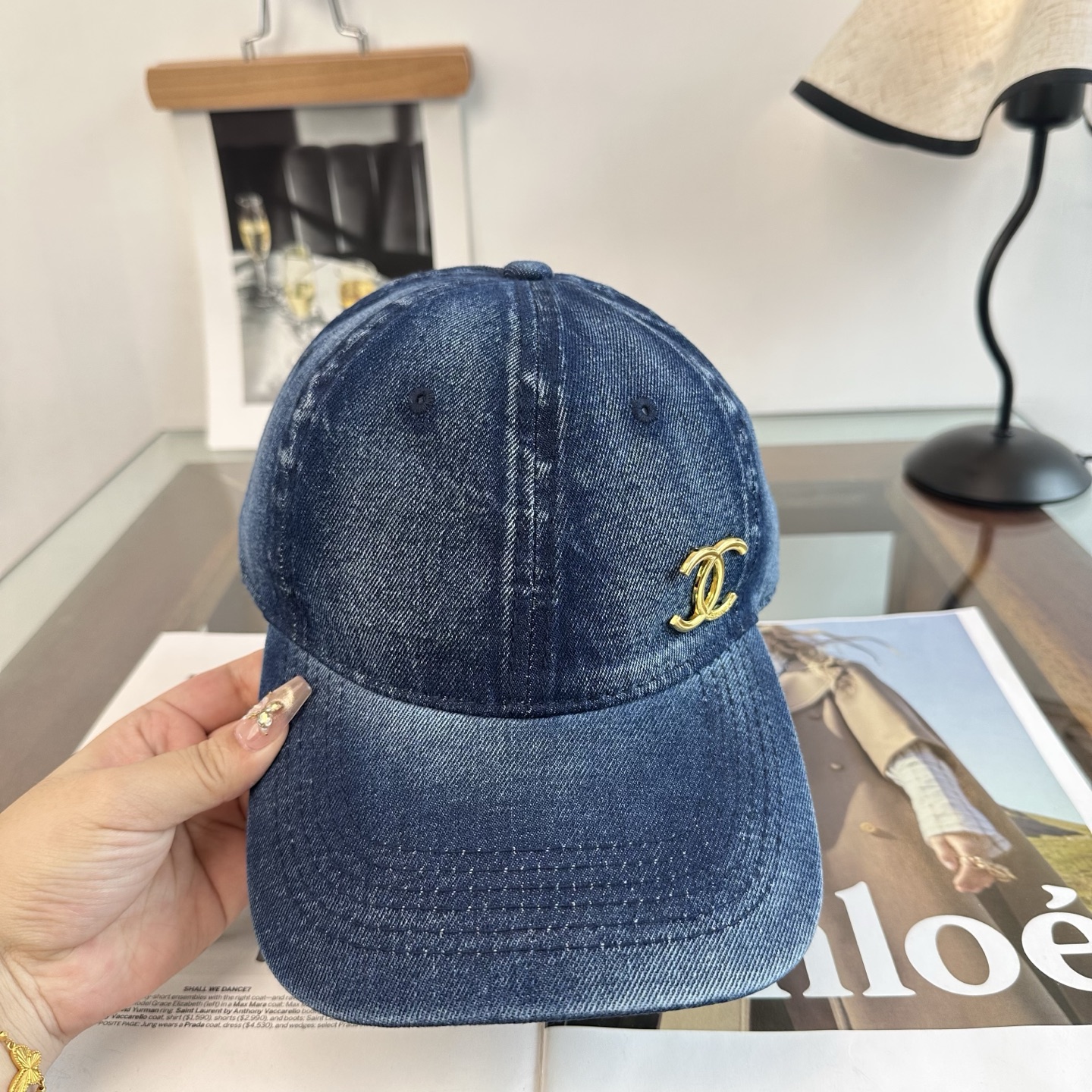 CHANEL香奈儿 新款简约logo棒球帽，新款出货，大牌款超好搭配，赶紧入手！