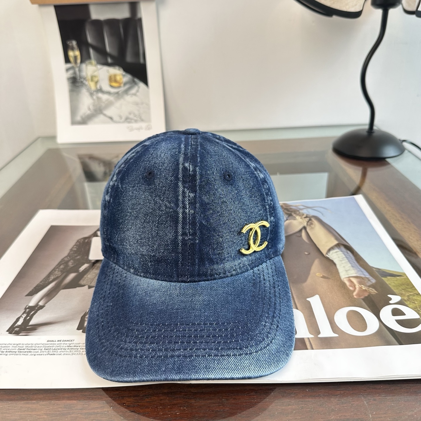 CHANEL香奈儿 新款简约logo棒球帽，新款出货，大牌款超好搭配，赶紧入手！
