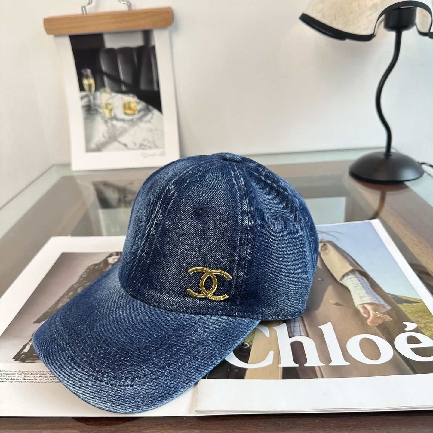 CHANEL香奈儿 新款简约logo棒球帽，新款出货，大牌款超好搭配，赶紧入手！