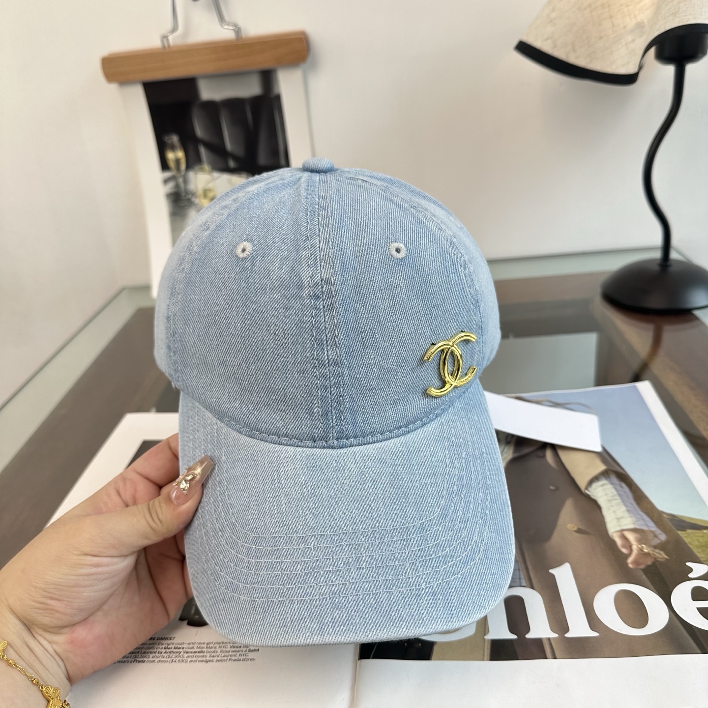 CHANEL香奈儿 新款简约logo棒球帽，新款出货，大牌款超好搭配，赶紧入手！