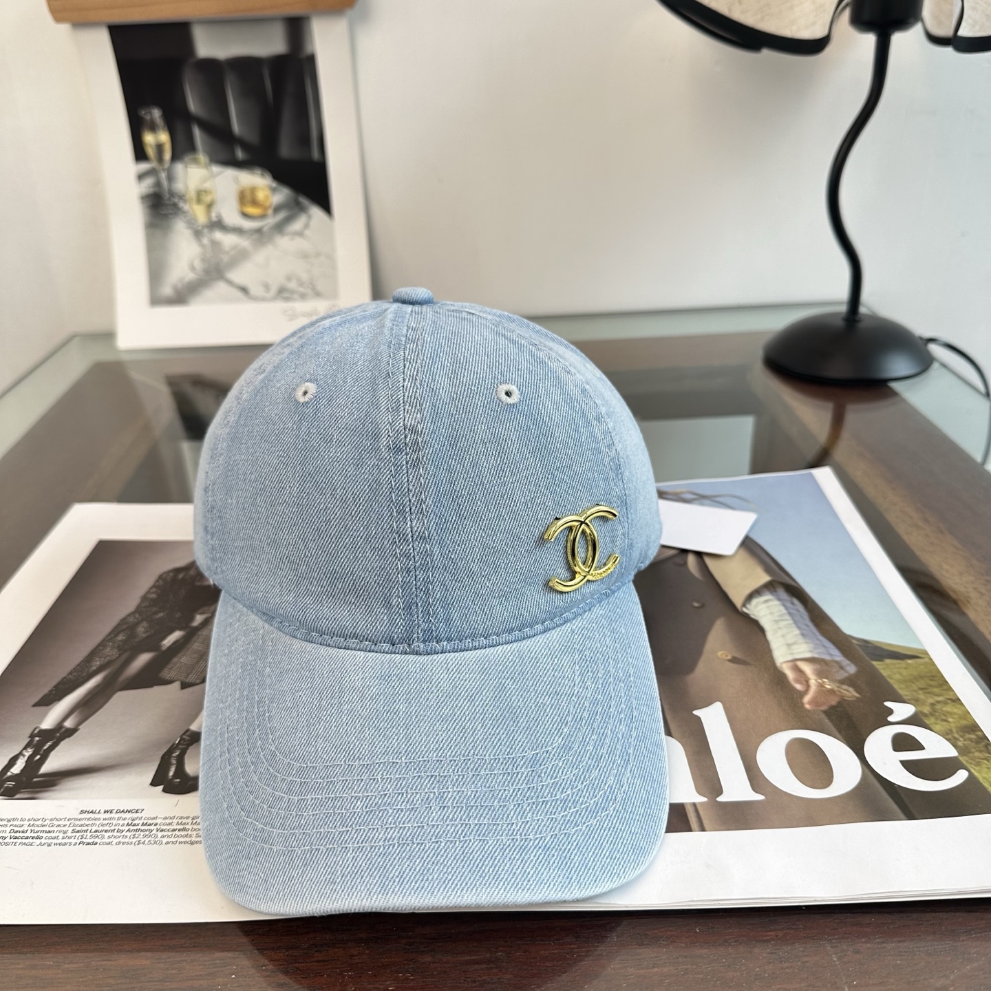CHANEL香奈儿 新款简约logo棒球帽，新款出货，大牌款超好搭配，赶紧入手！