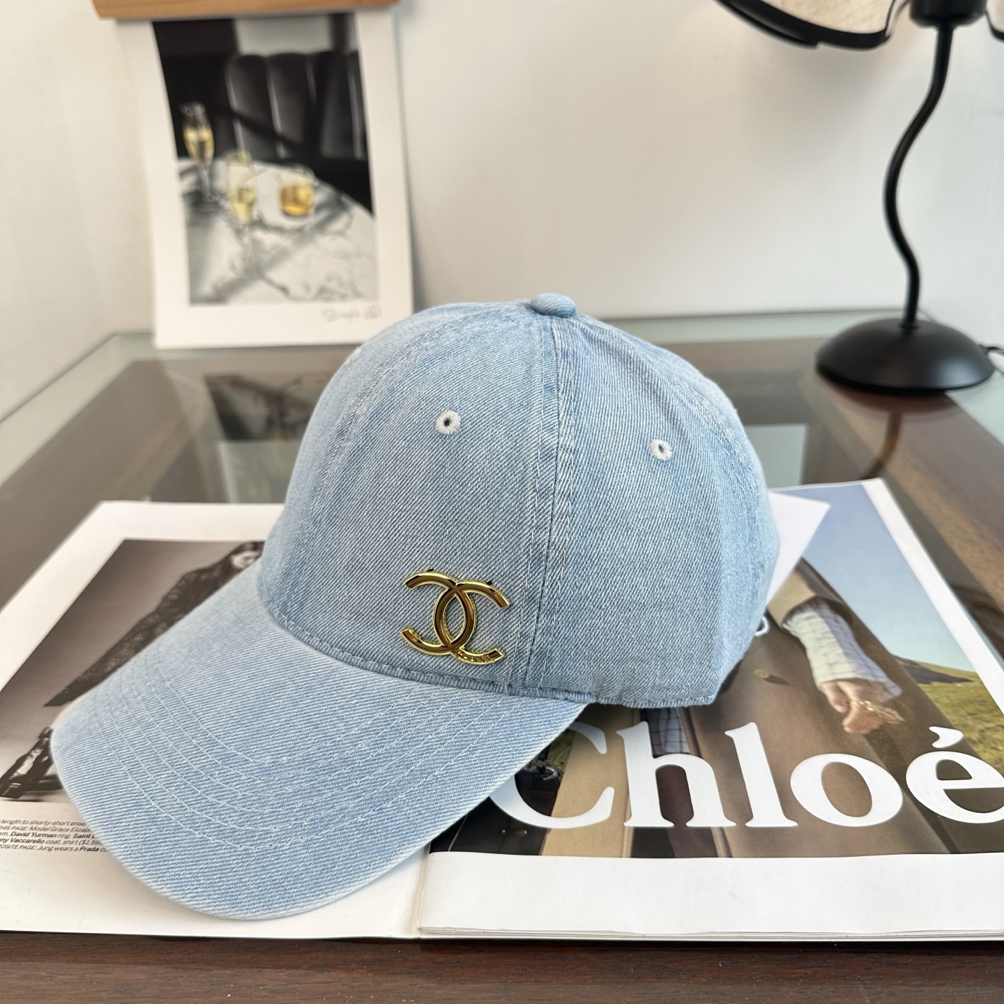 CHANEL香奈儿 新款简约logo棒球帽，新款出货，大牌款超好搭配，赶紧入手！