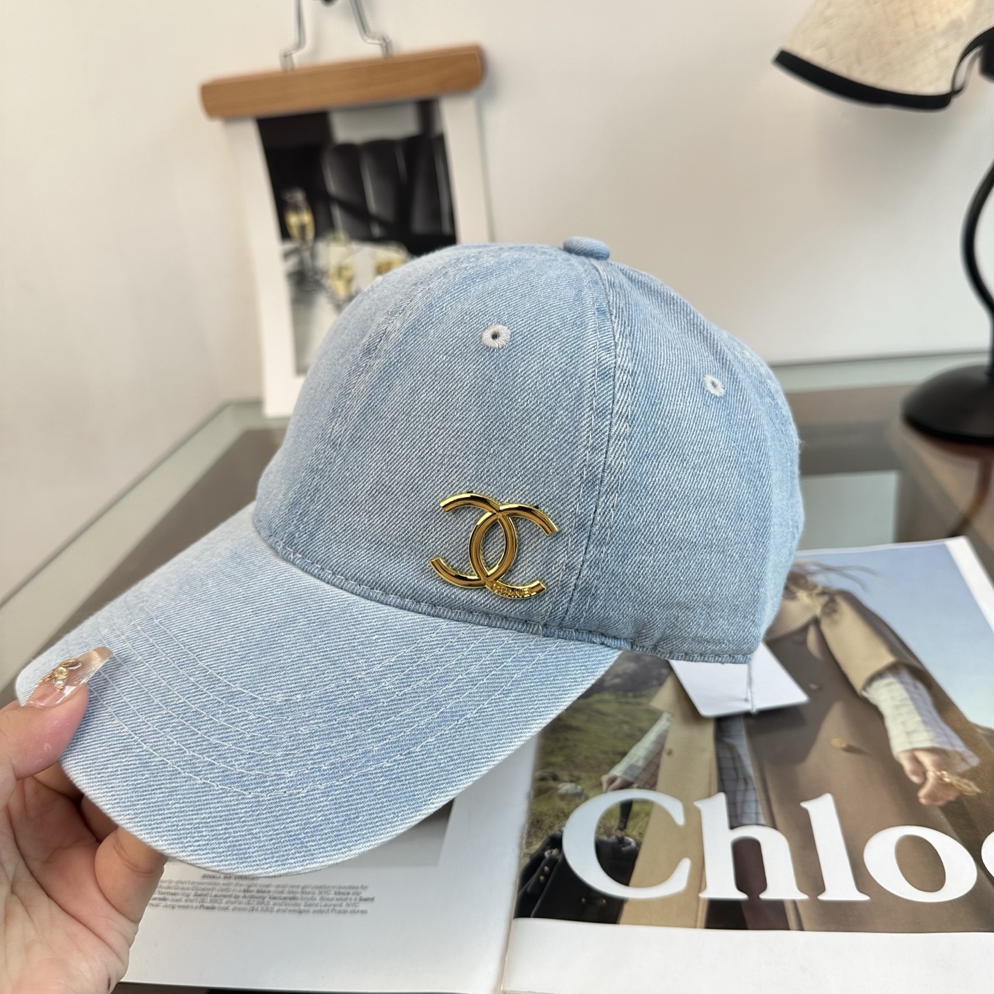 CHANEL香奈儿 新款简约logo棒球帽，新款出货，大牌款超好搭配，赶紧入手！