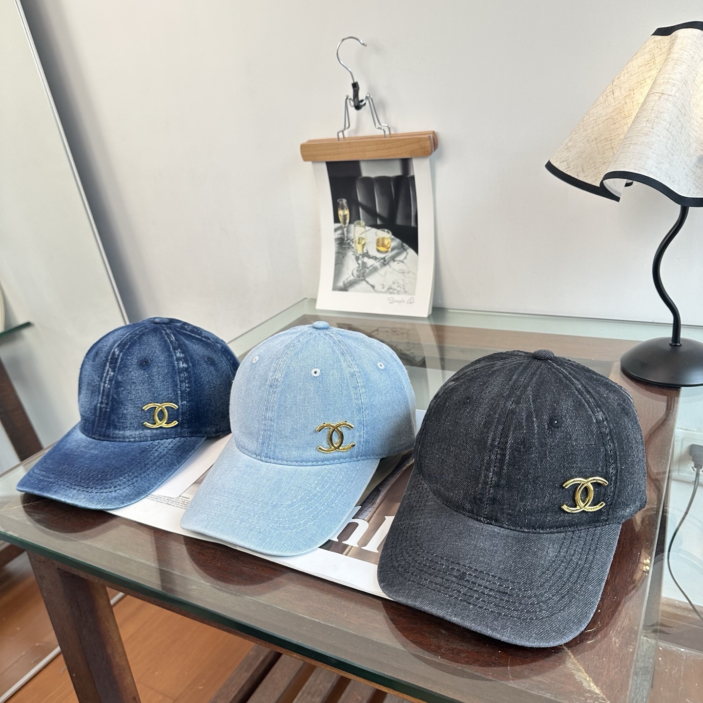 CHANEL香奈儿 新款简约logo棒球帽，新款出货，大牌款超好搭配，赶紧入手！
