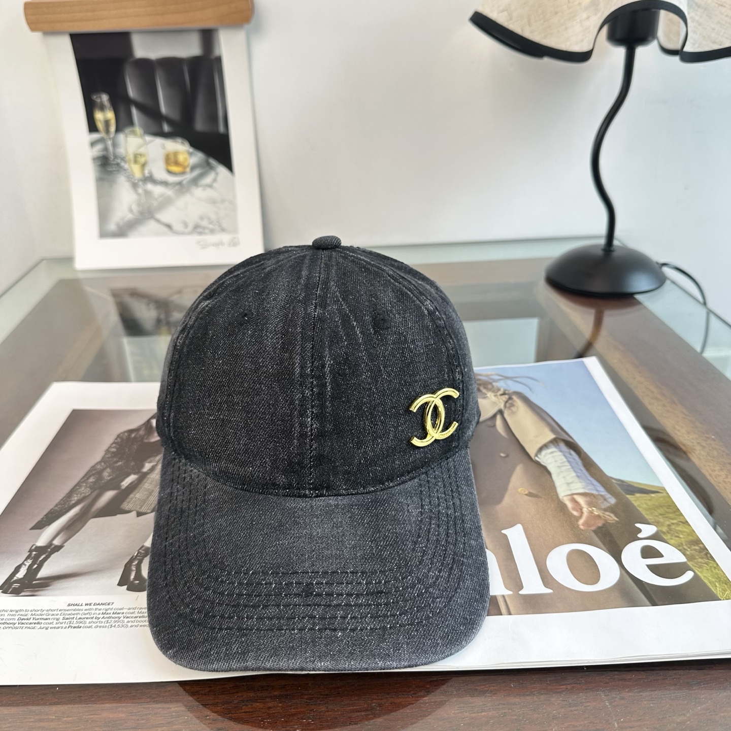 CHANEL香奈儿 新款简约logo棒球帽，新款出货，大牌款超好搭配，赶紧入手！
