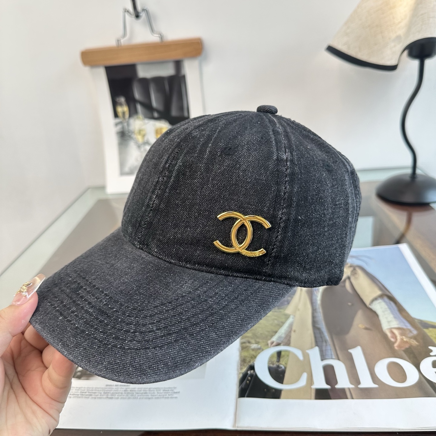 CHANEL香奈儿 新款简约logo棒球帽，新款出货，大牌款超好搭配，赶紧入手！