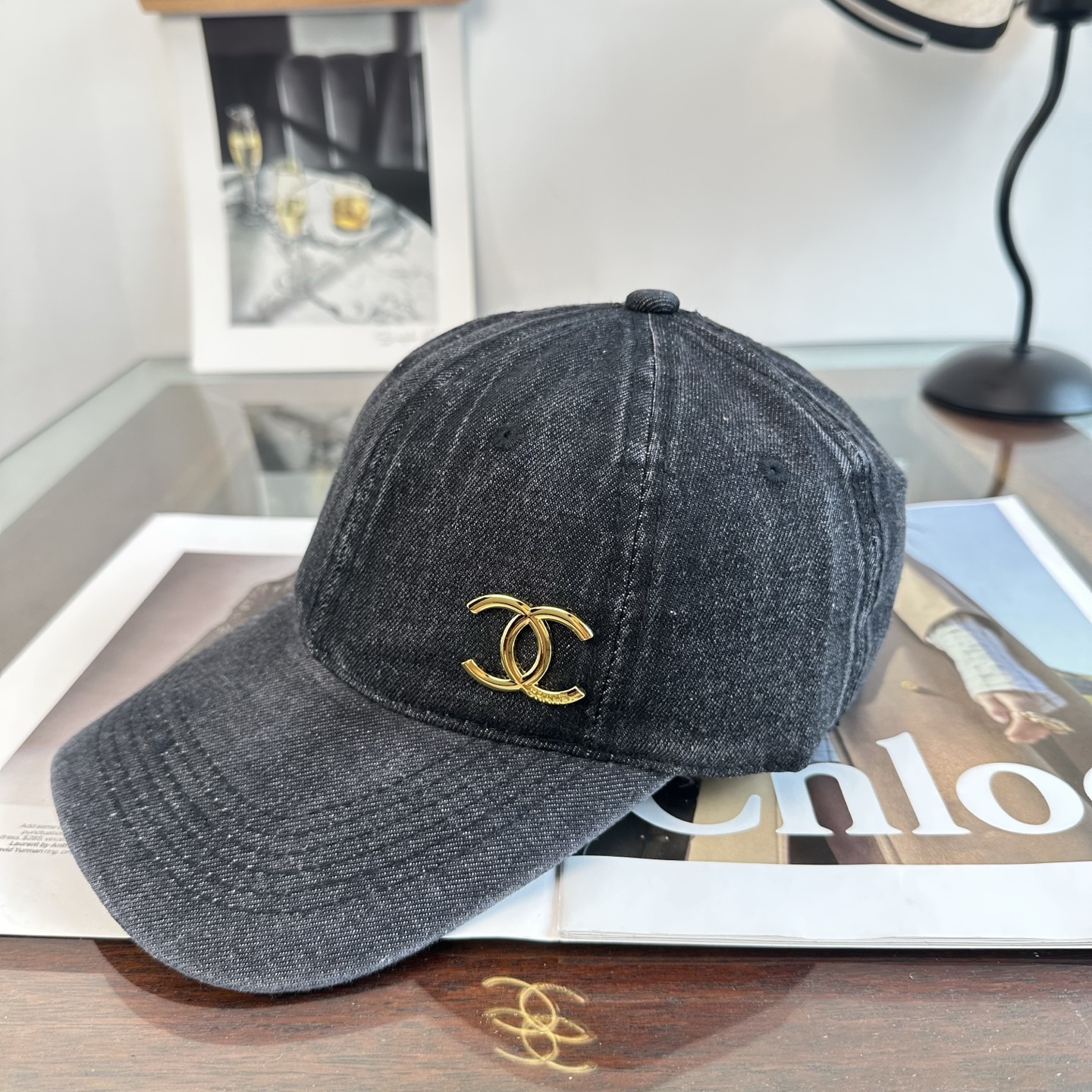 CHANEL香奈儿 新款简约logo棒球帽，新款出货，大牌款超好搭配，赶紧入手！