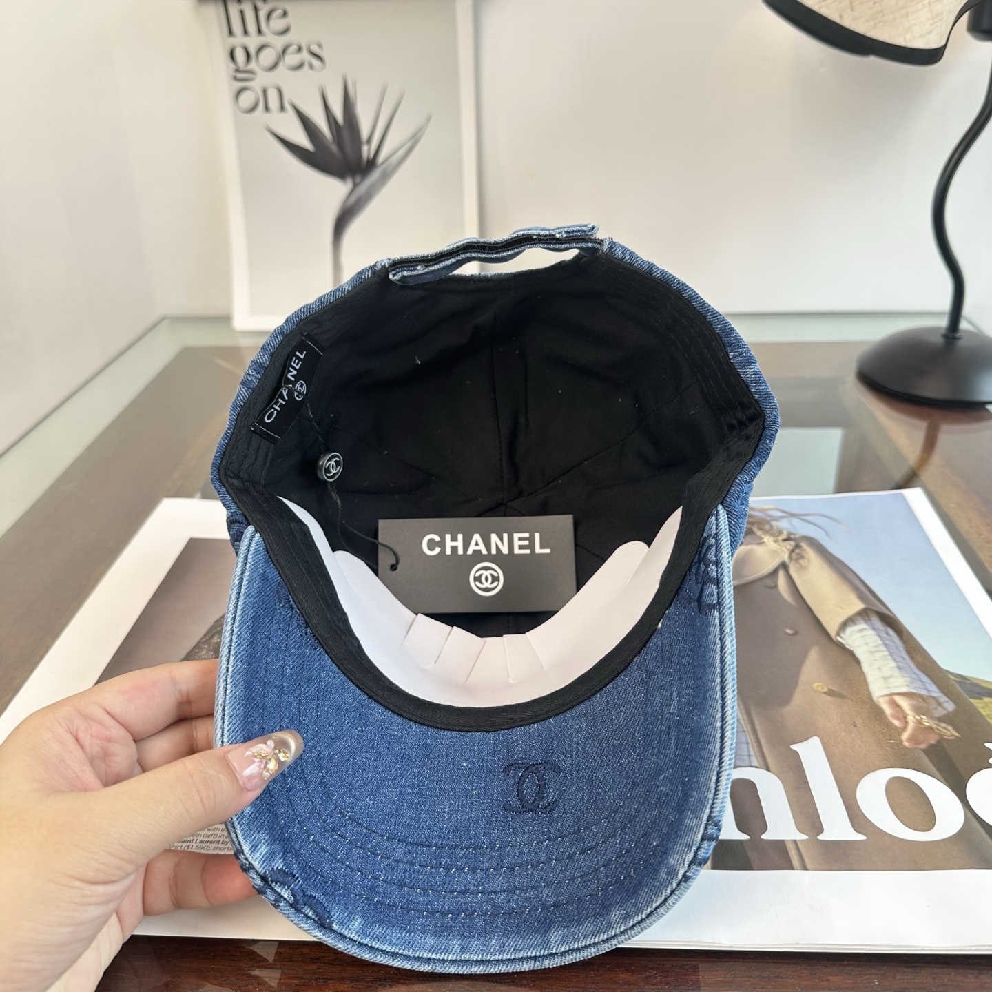 CHANEL香奈儿 新款简约logo棒球帽，新款出货，大牌款超好搭配，赶紧入手！
