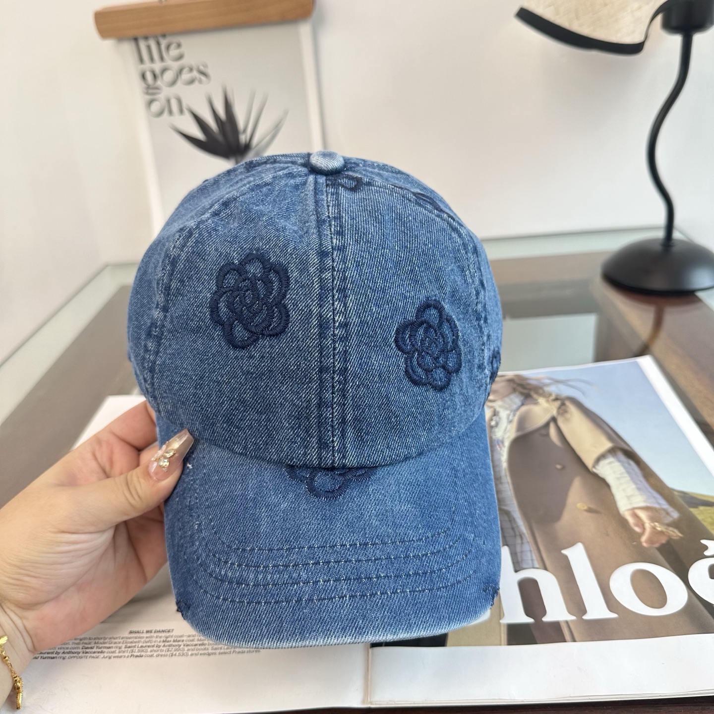 CHANEL香奈儿 新款简约logo棒球帽，新款出货，大牌款超好搭配，赶紧入手！