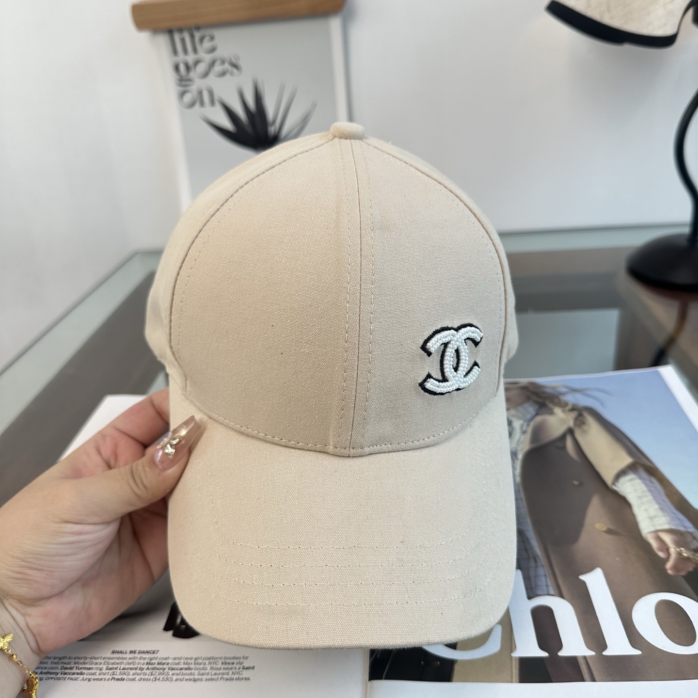 CHANEL香奈儿 新款简约logo棒球帽，新款出货，大牌款超好搭配，赶紧入手！