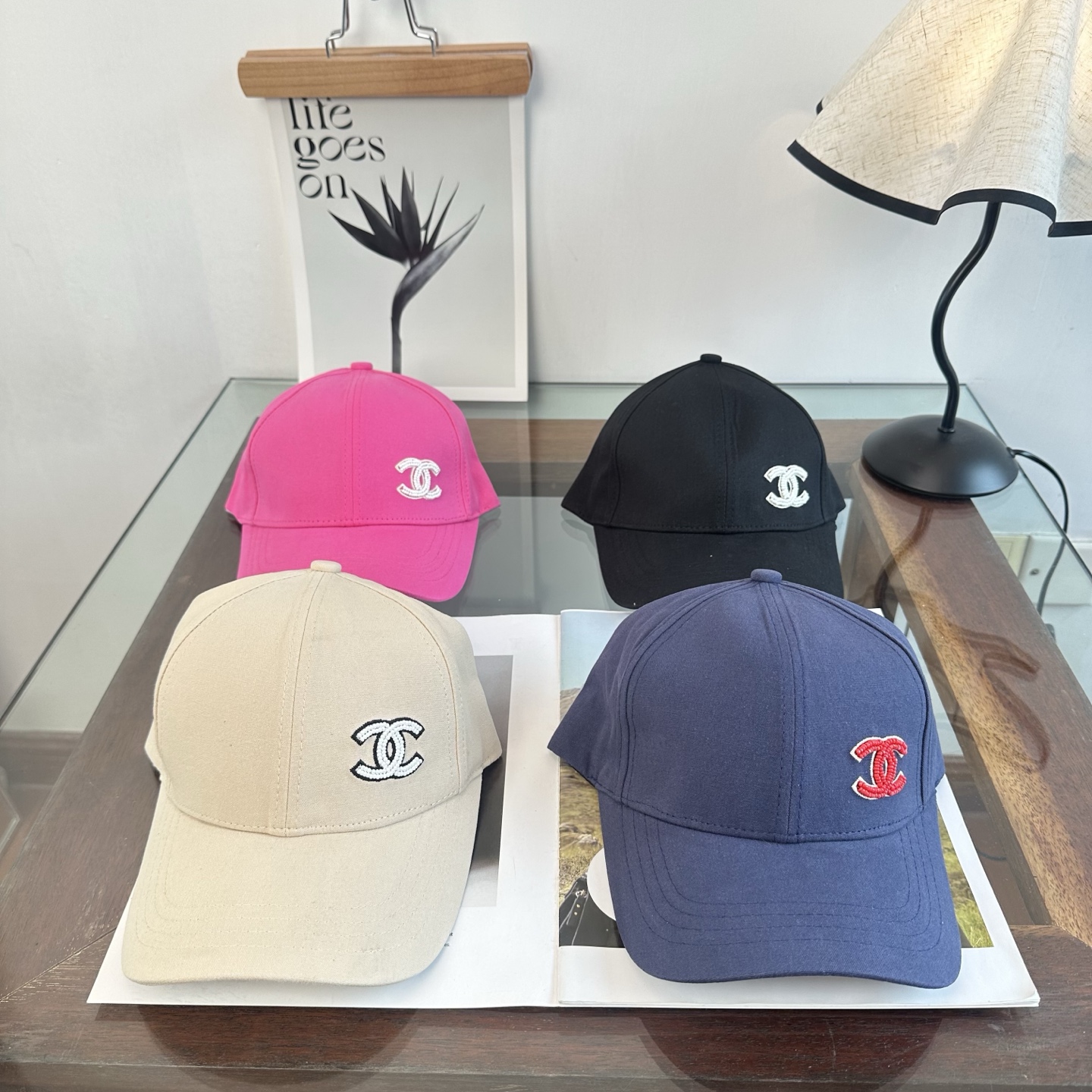 CHANEL香奈儿 新款简约logo棒球帽，新款出货，大牌款超好搭配，赶紧入手！