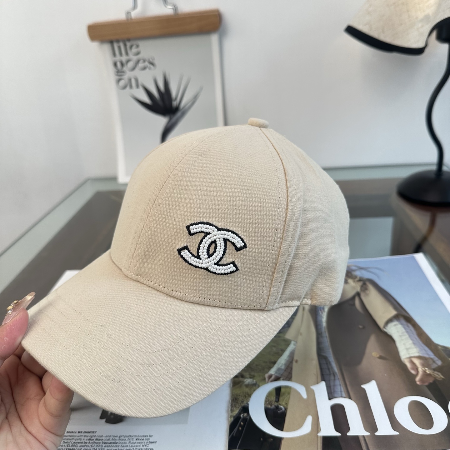 CHANEL香奈儿 新款简约logo棒球帽，新款出货，大牌款超好搭配，赶紧入手！